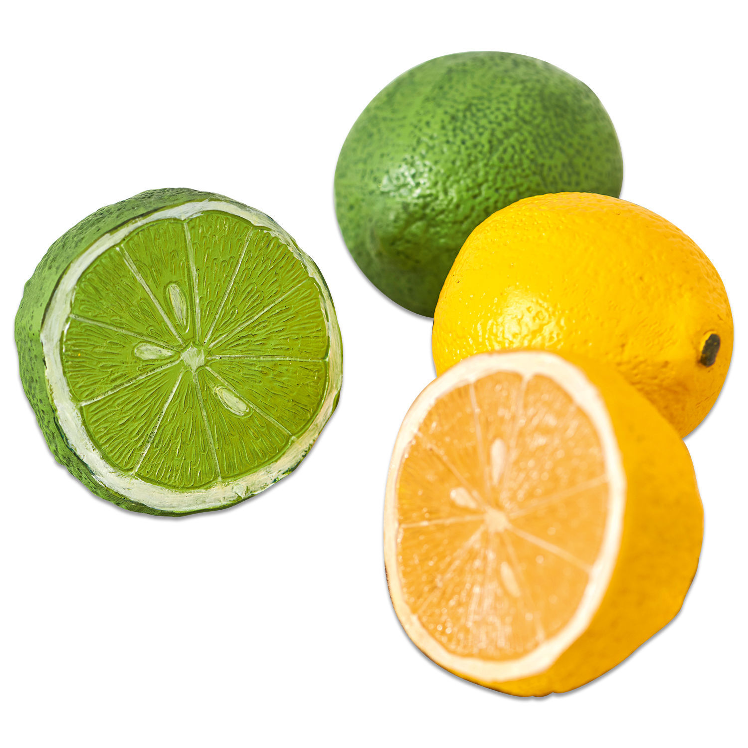 Decoratieve citrusvrucht, set van 4 Citrona
