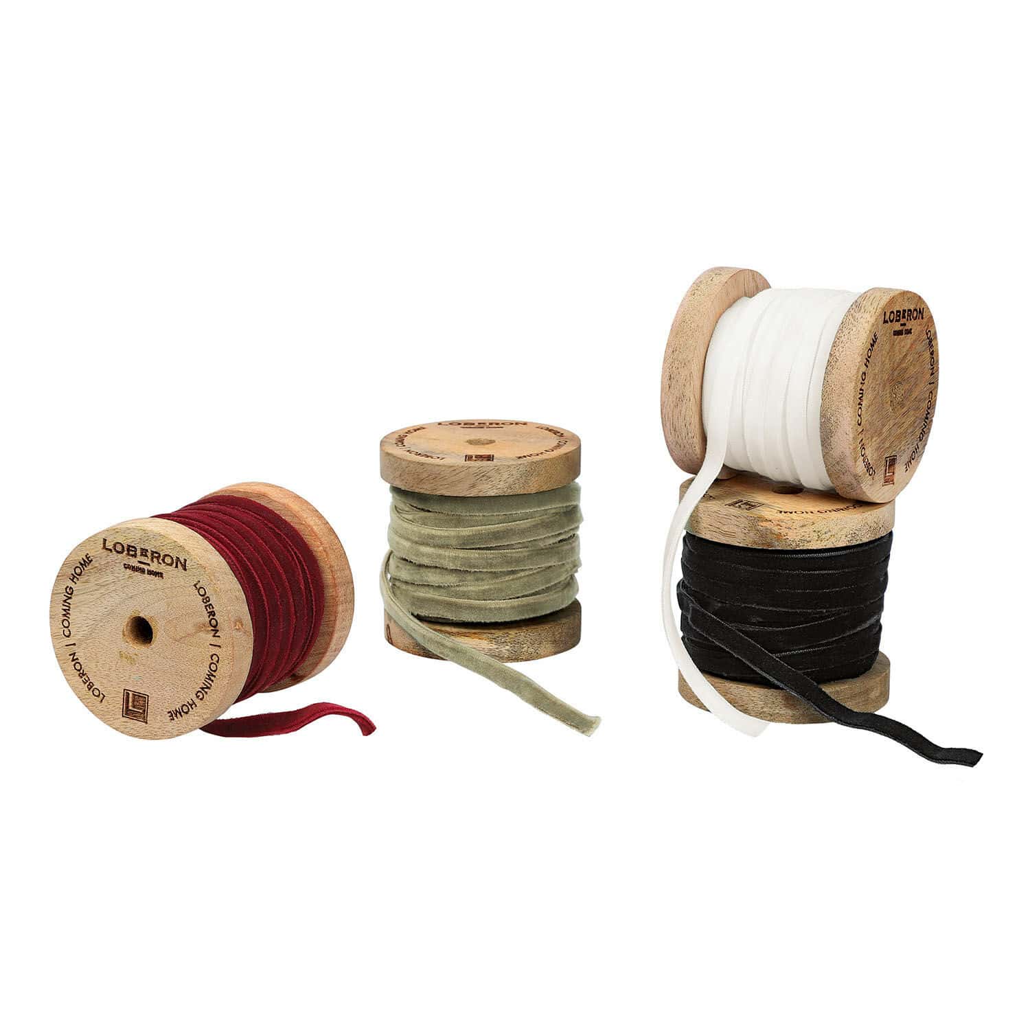 Fluwelen lint set van 4 Hilary