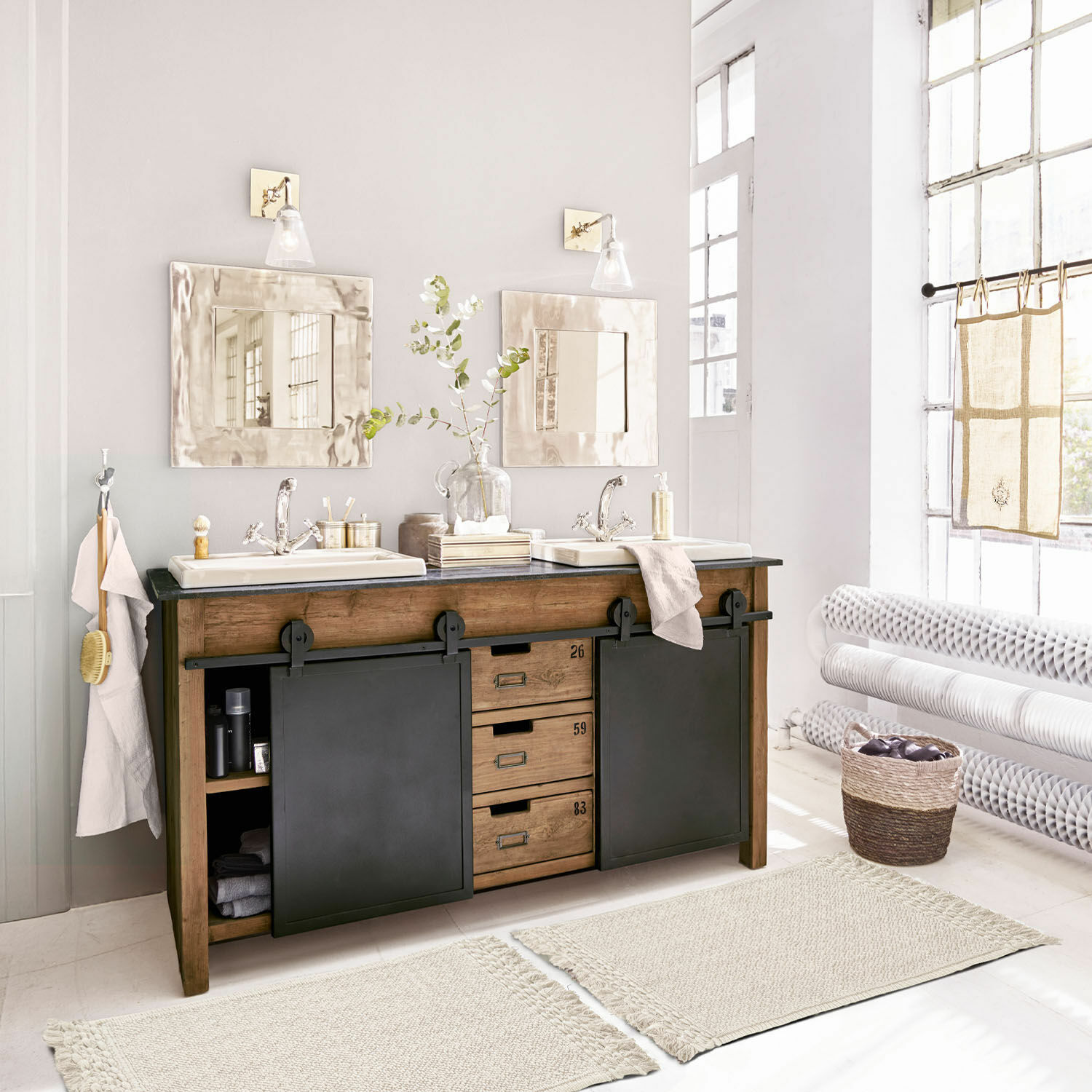 Badmat set van 2 Faelwyn