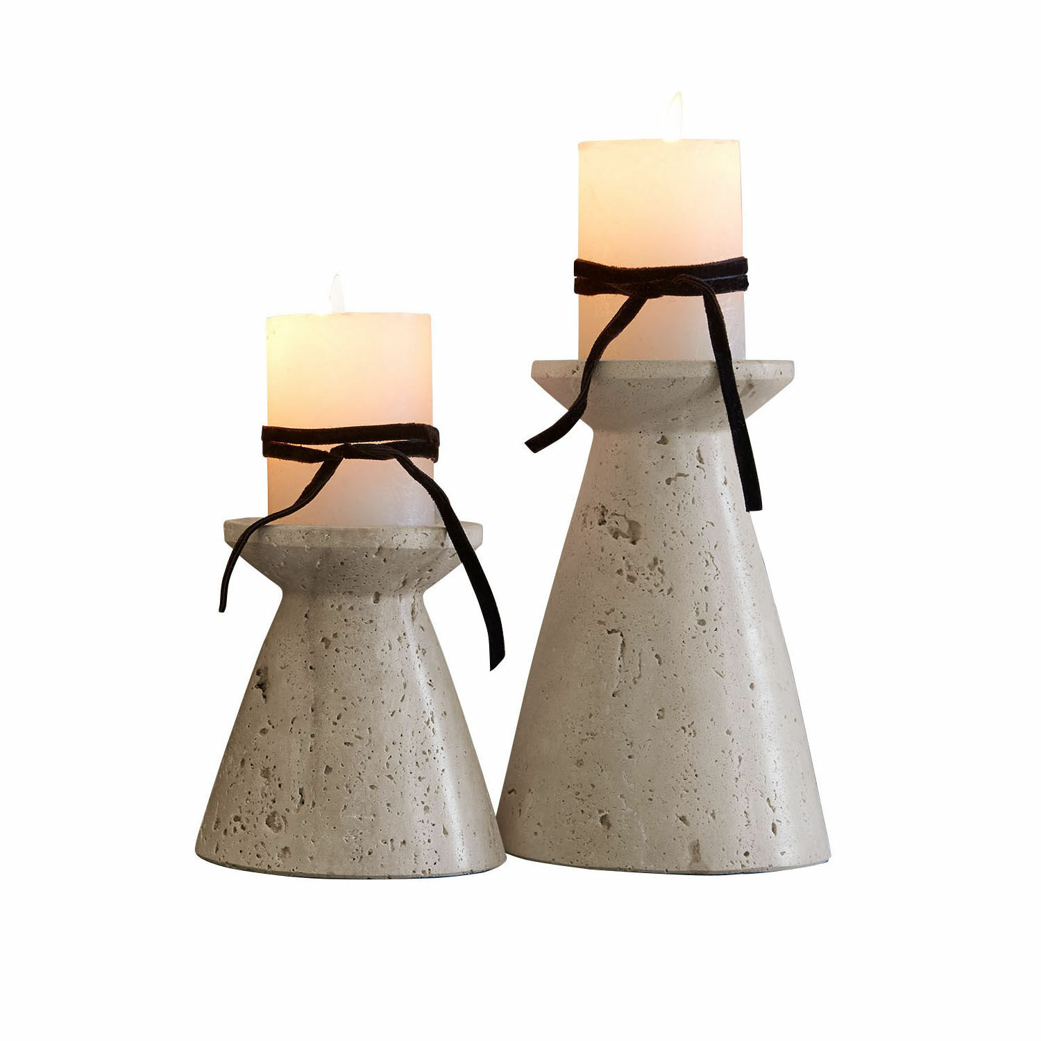 Kaarsenhouder set van 2 Bazrahim