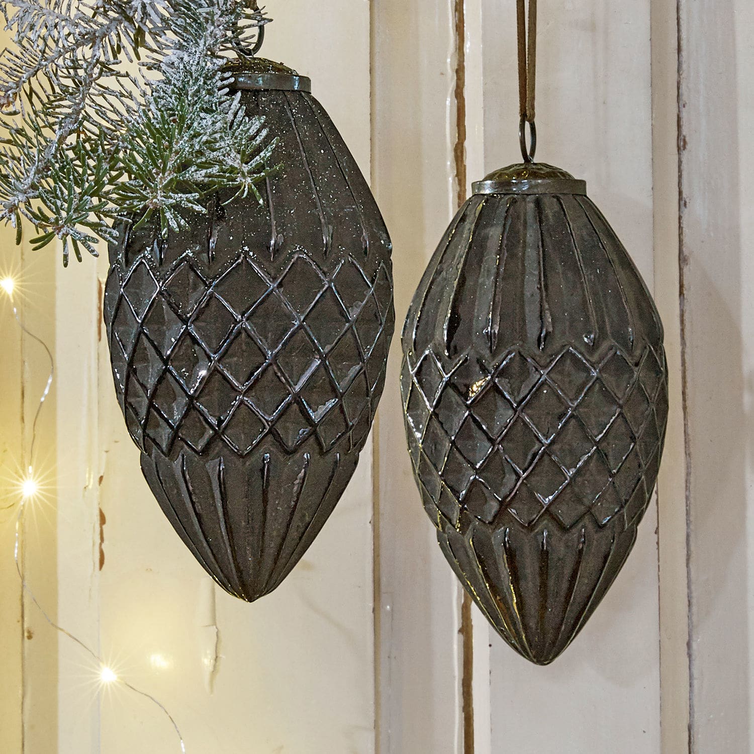 Kerstversiering, set van 2 Tusson