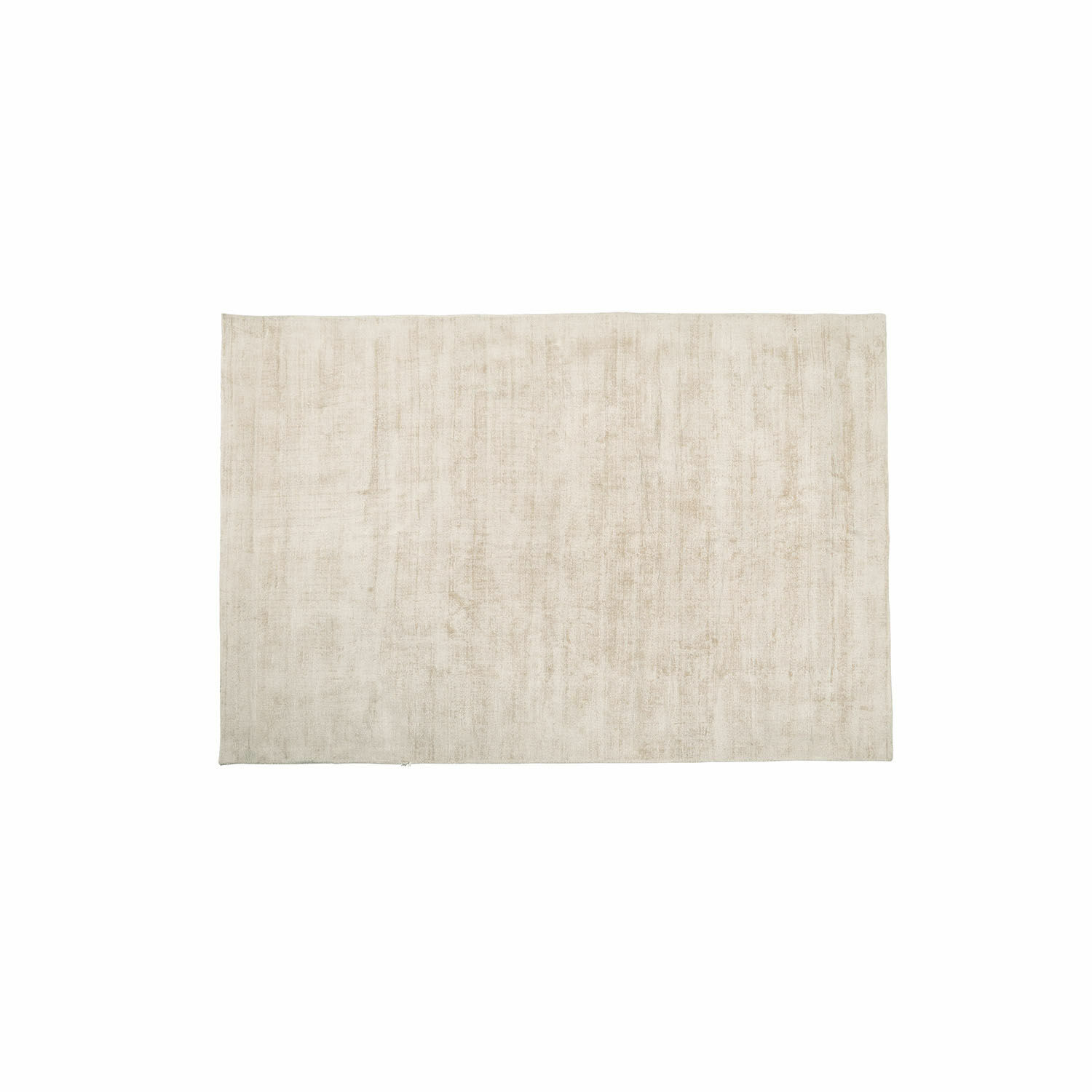 Vloerkleed Mariselle Beige vloerkleed van zacht materiaal met gladde textuur, perfect voor moderne interieurs