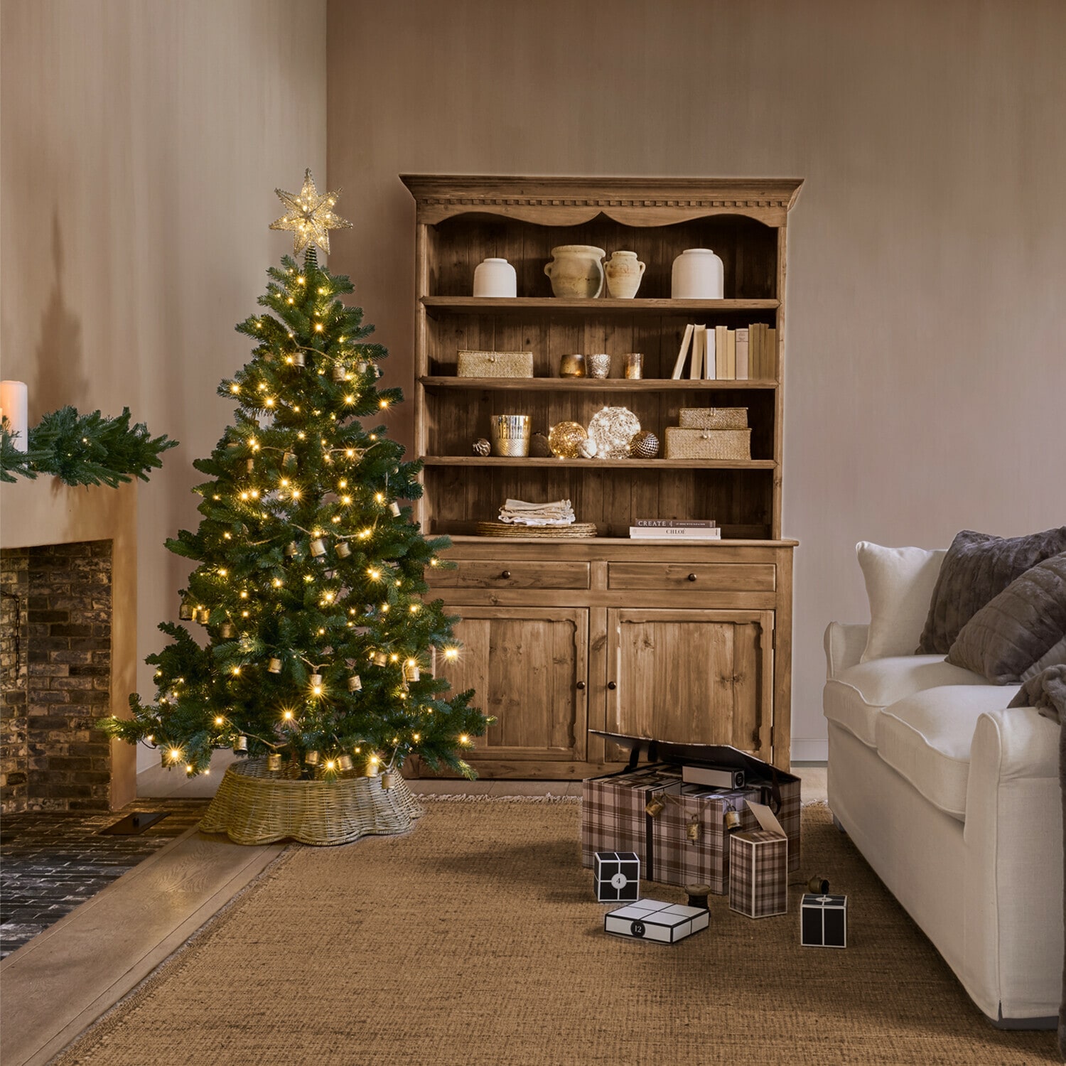Kerstboompiek met leds Amarosas