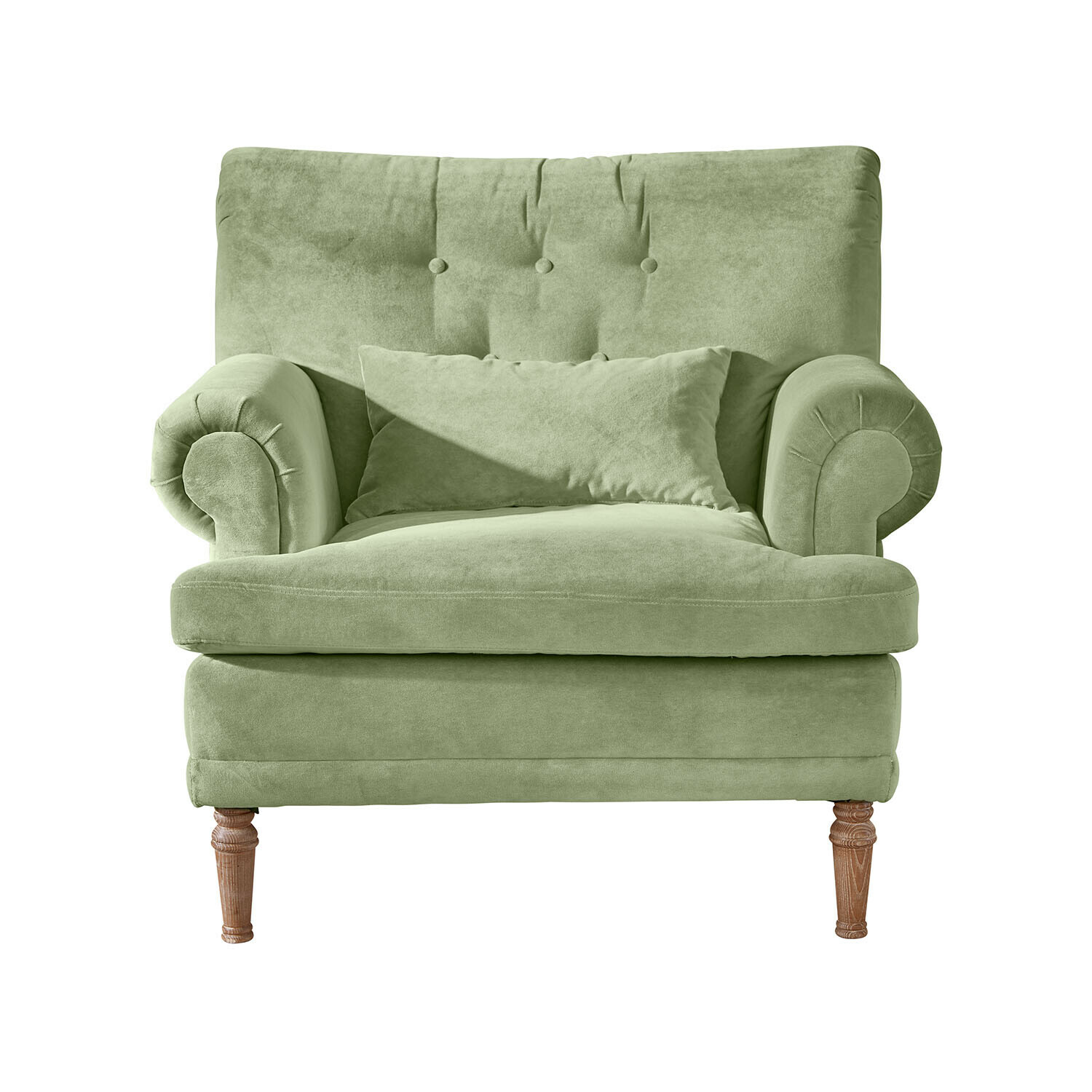 Fauteuil met hocker Éclat Émeraude