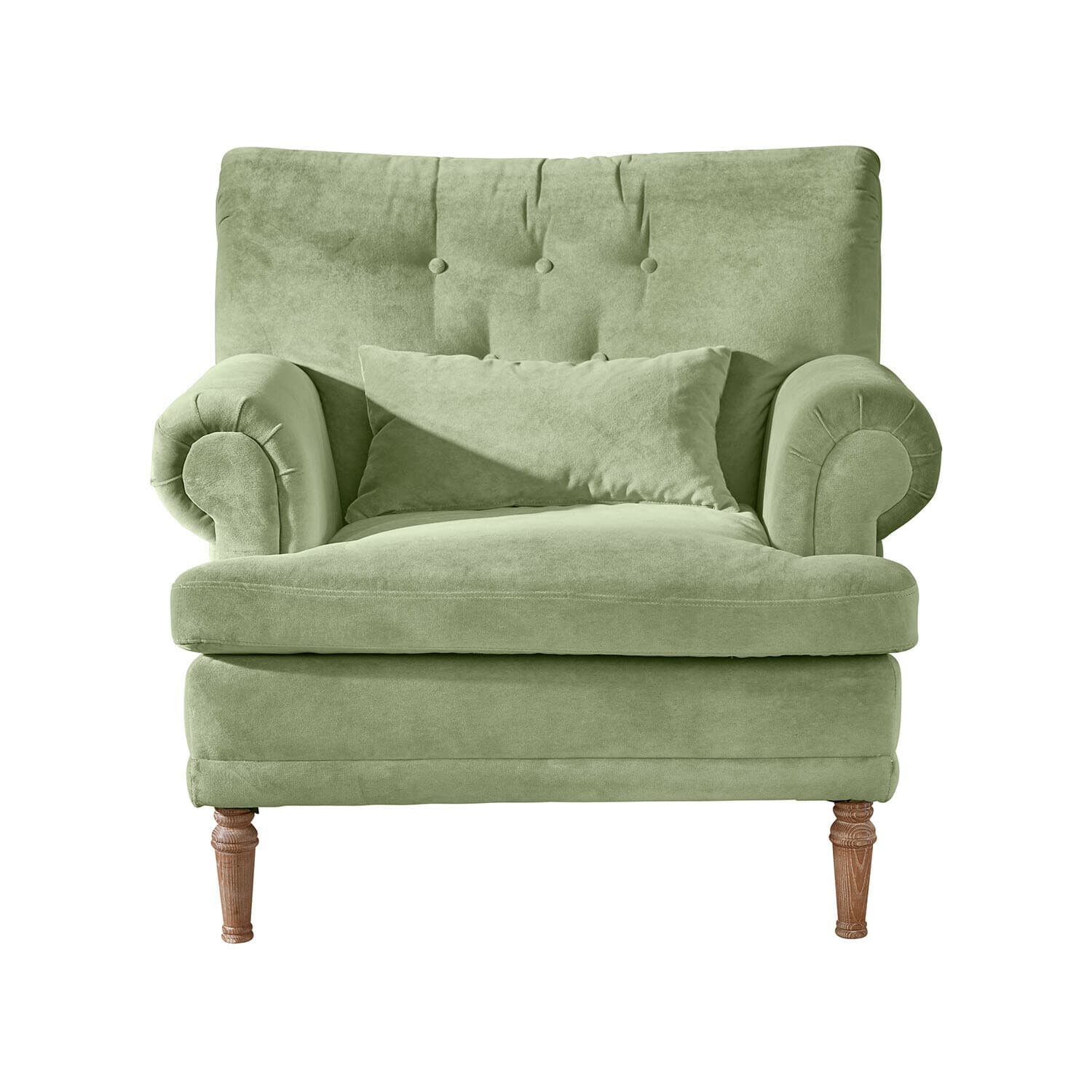 Fauteuil met hocker Éclat Émeraude