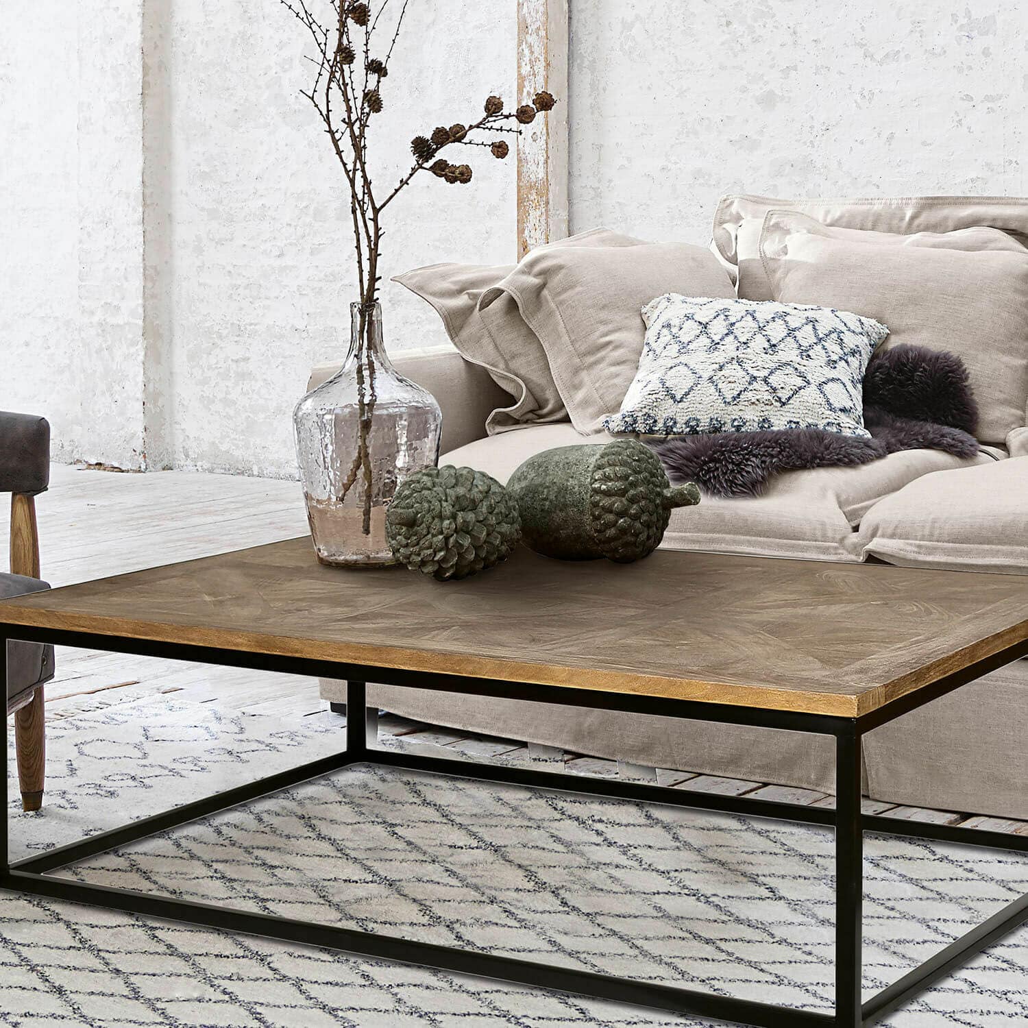 Decoratievruchten set van 2 Hazelle