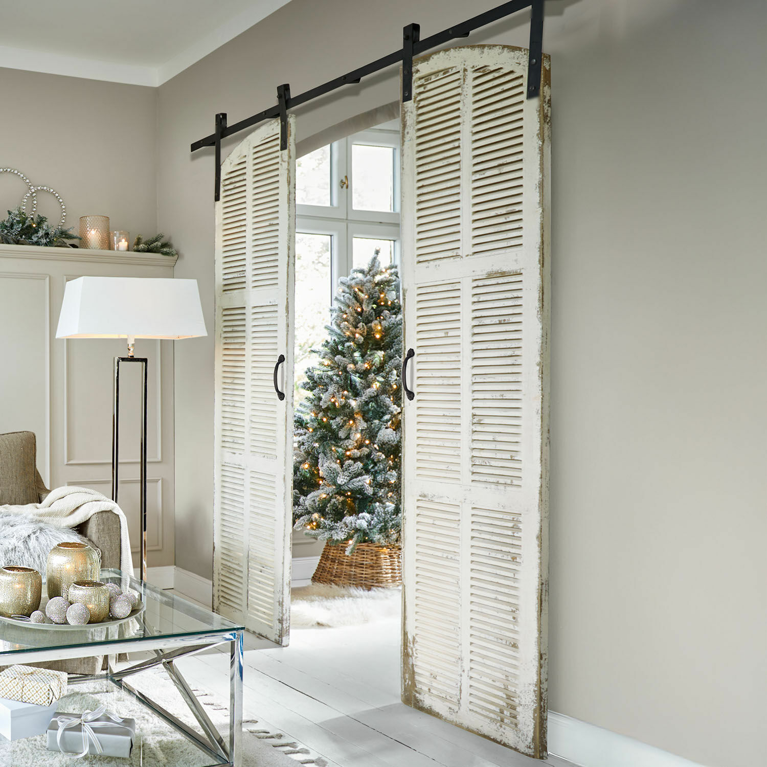 Dubbele schuifdeur Tundralund