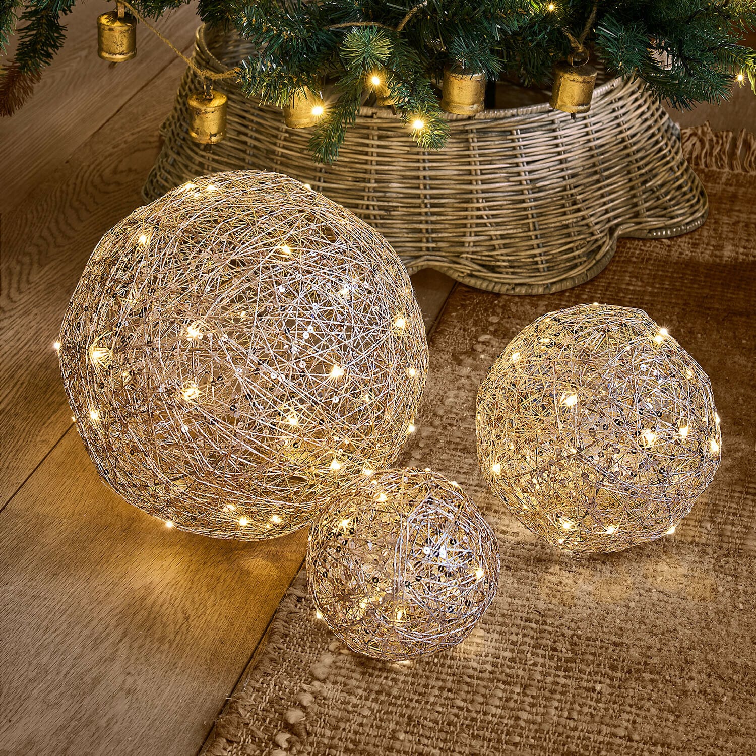 Ledlichtbol set van 3 Casaglam