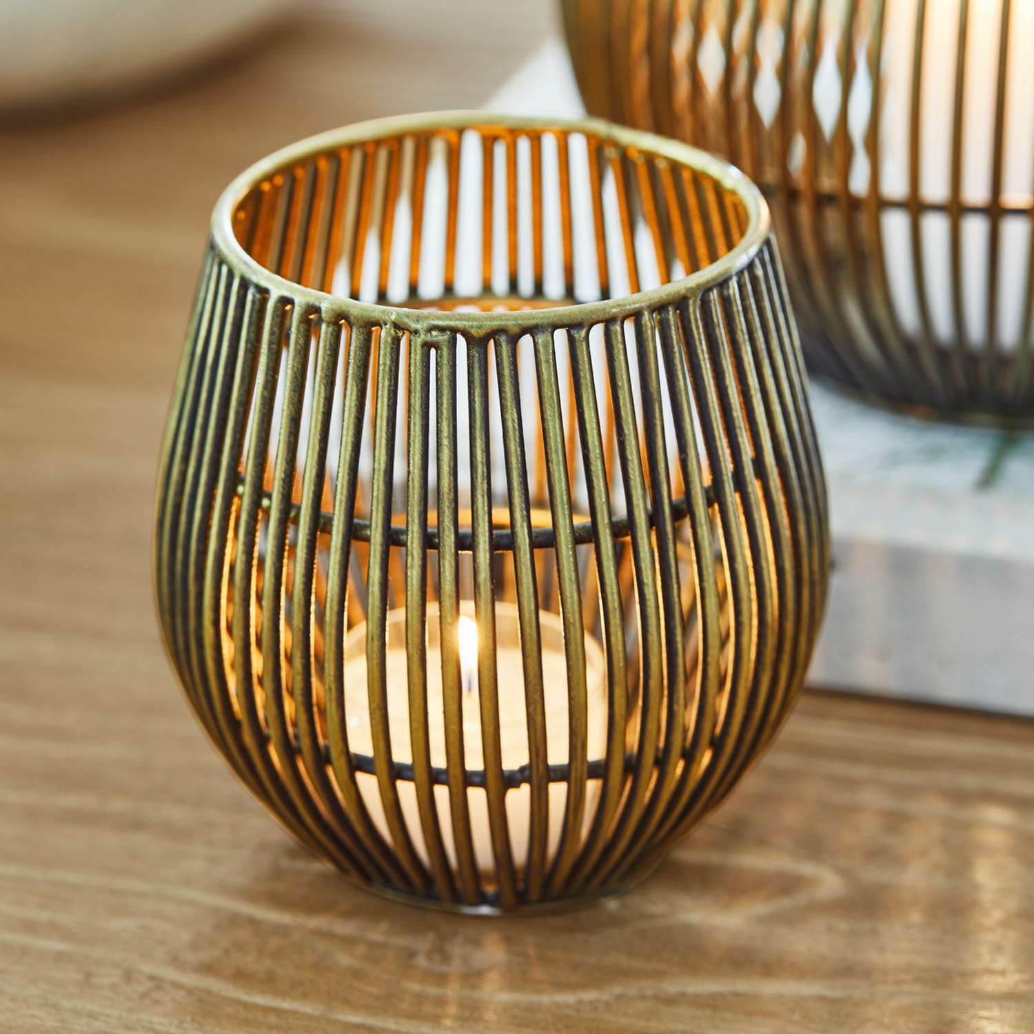 Windlicht set van 2 Pontarino