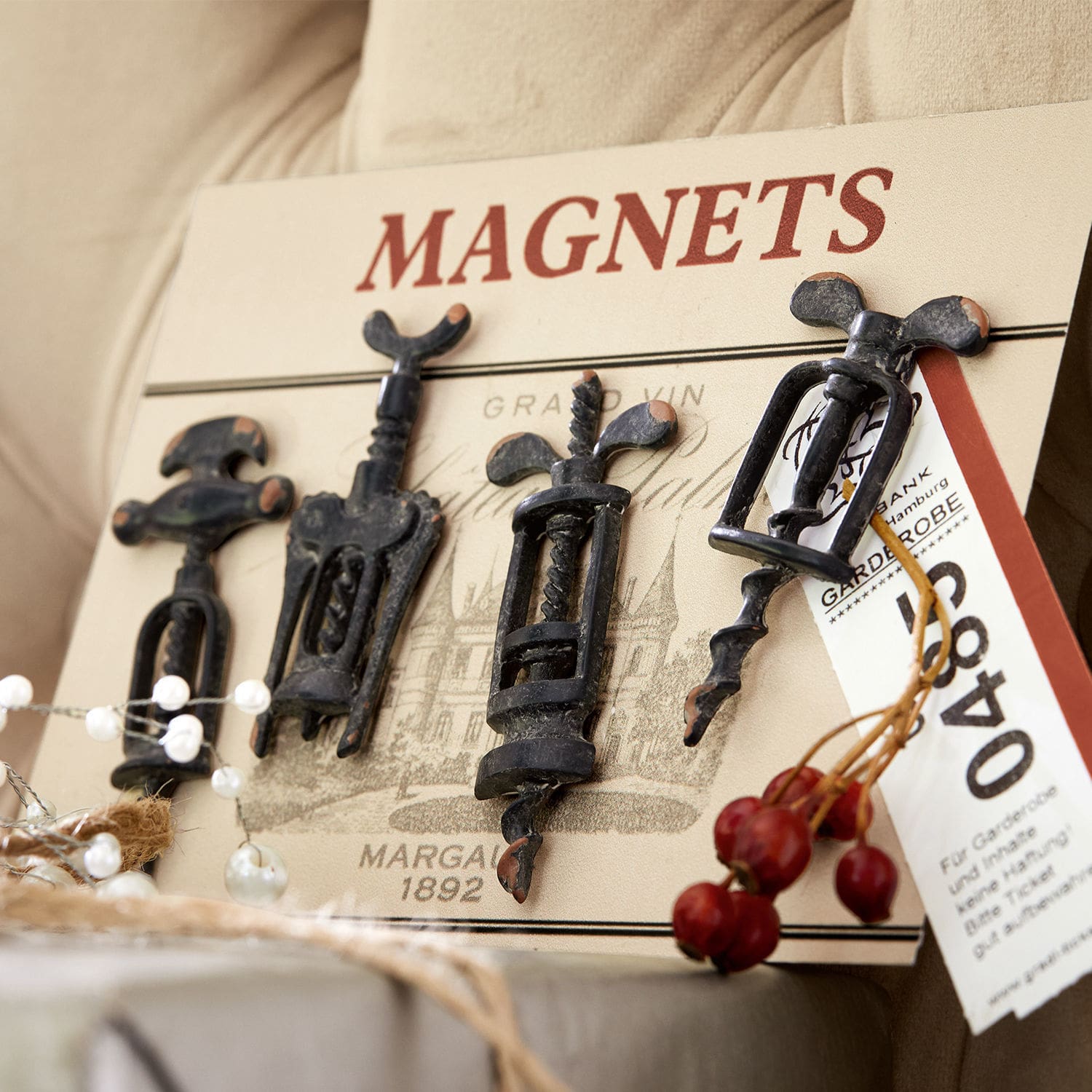 Magneet set van 4 Corkscrew