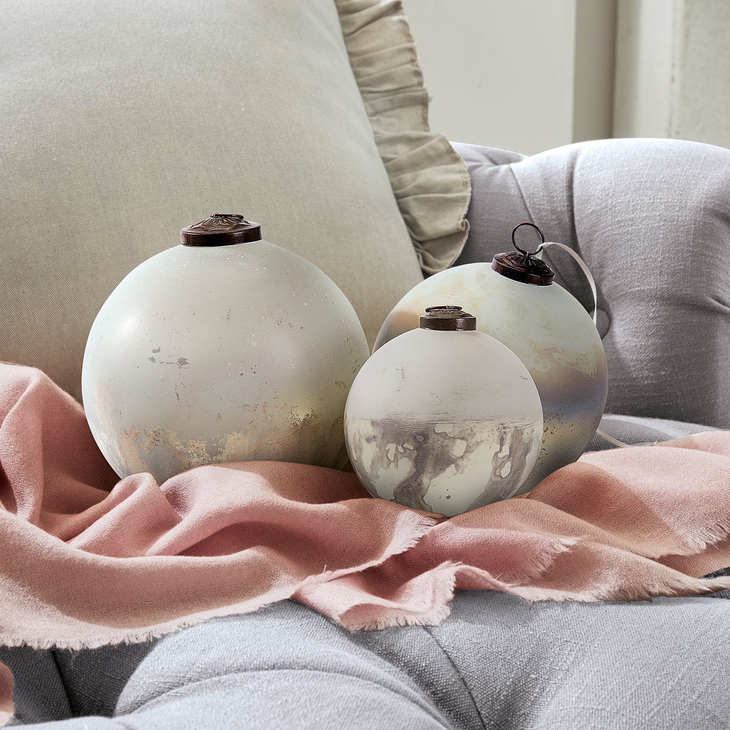 Kerstversiering, set van 3 Soussans