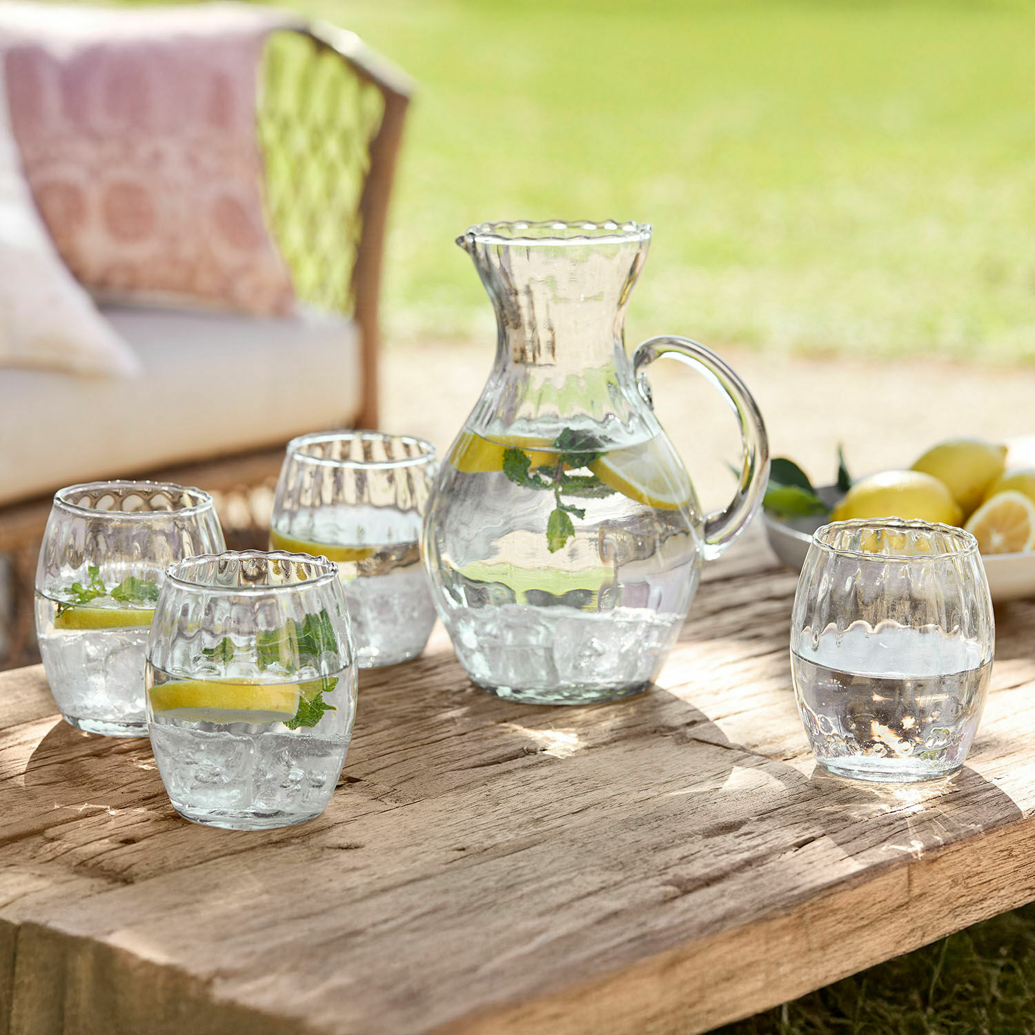 Glas set van 4 Bourgavin