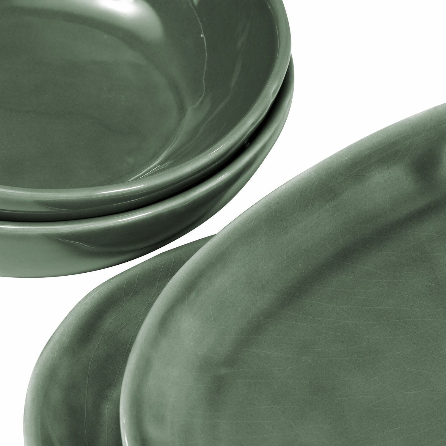 Servies set van 4 Toget