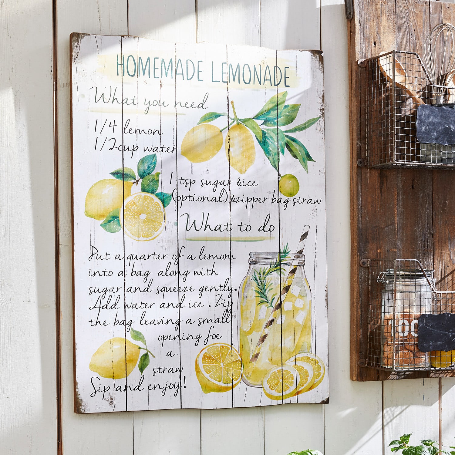 Decoratiebord Lemonade