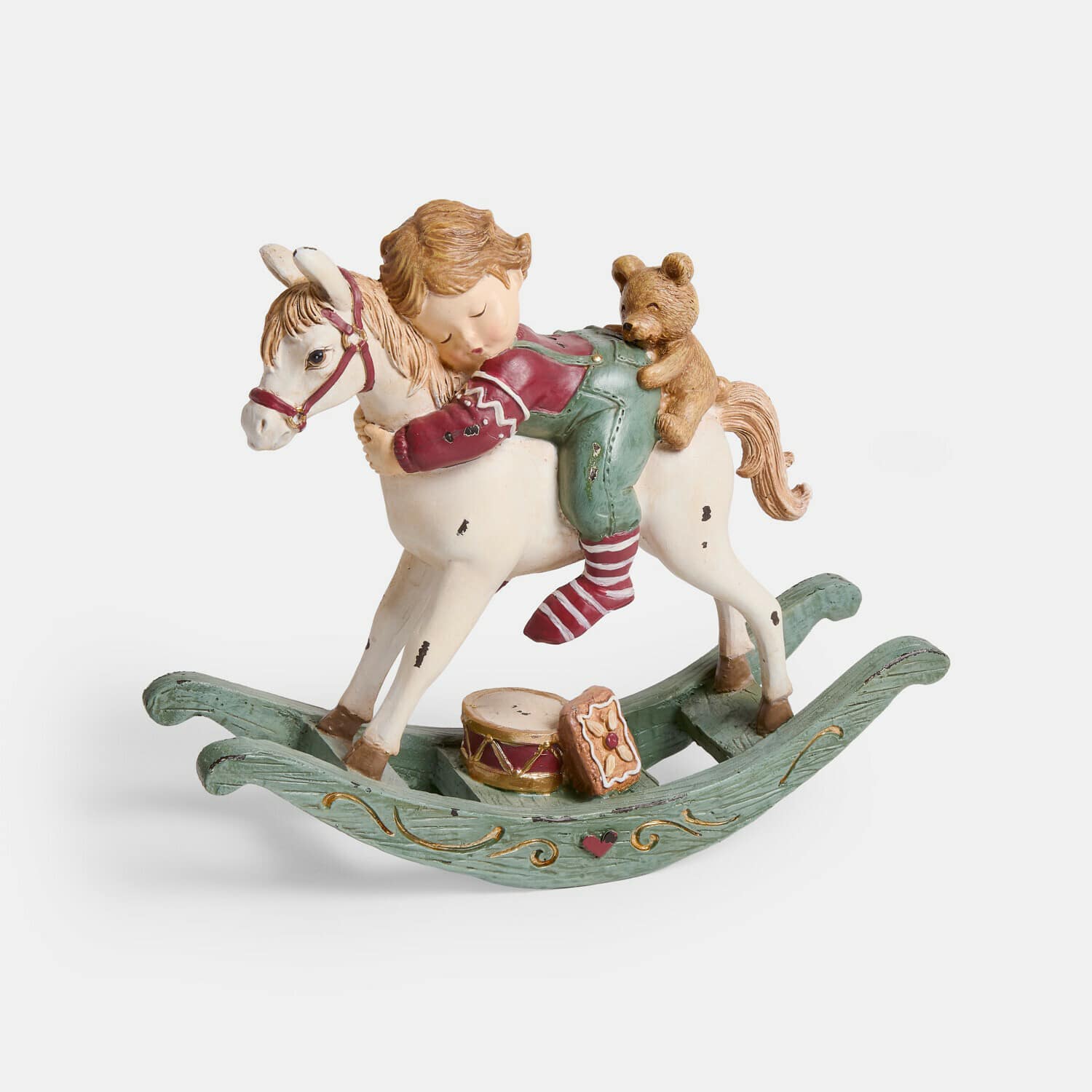 Decoratief kindje op hobbelpaard Petitnid