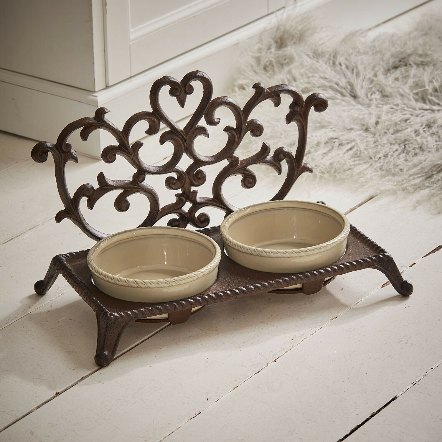 Houder voor voerbakjes Pawilo