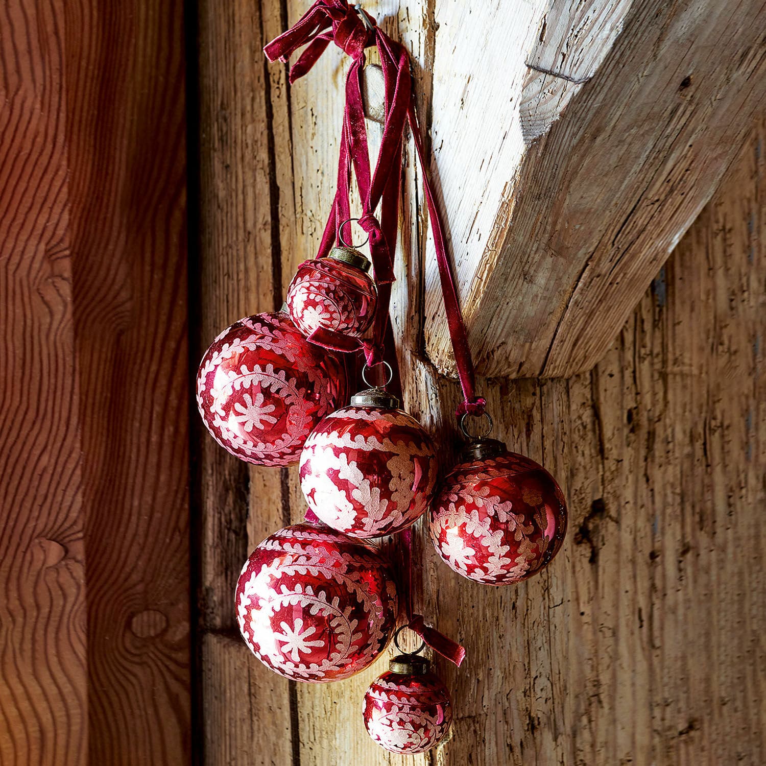 Kerstversiering set van 6 Talwyna