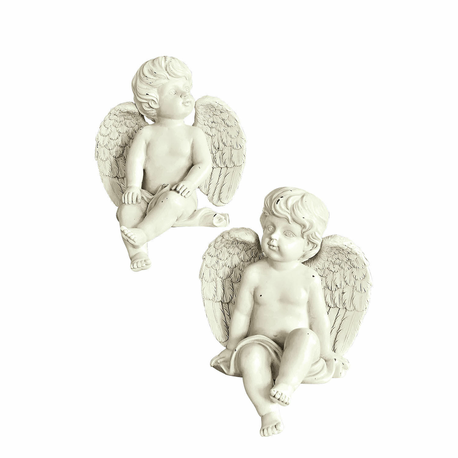 Decoratieve engel set van 2 Starlight