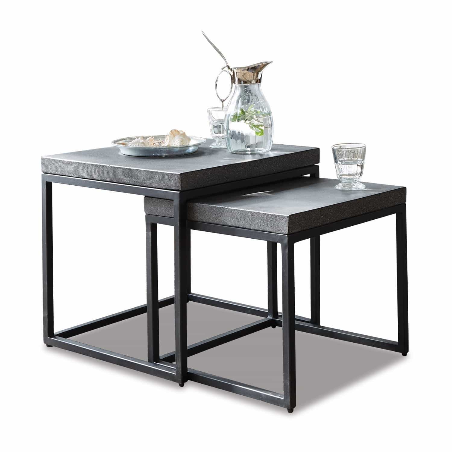 Bijzettafel set van 2 Evendale