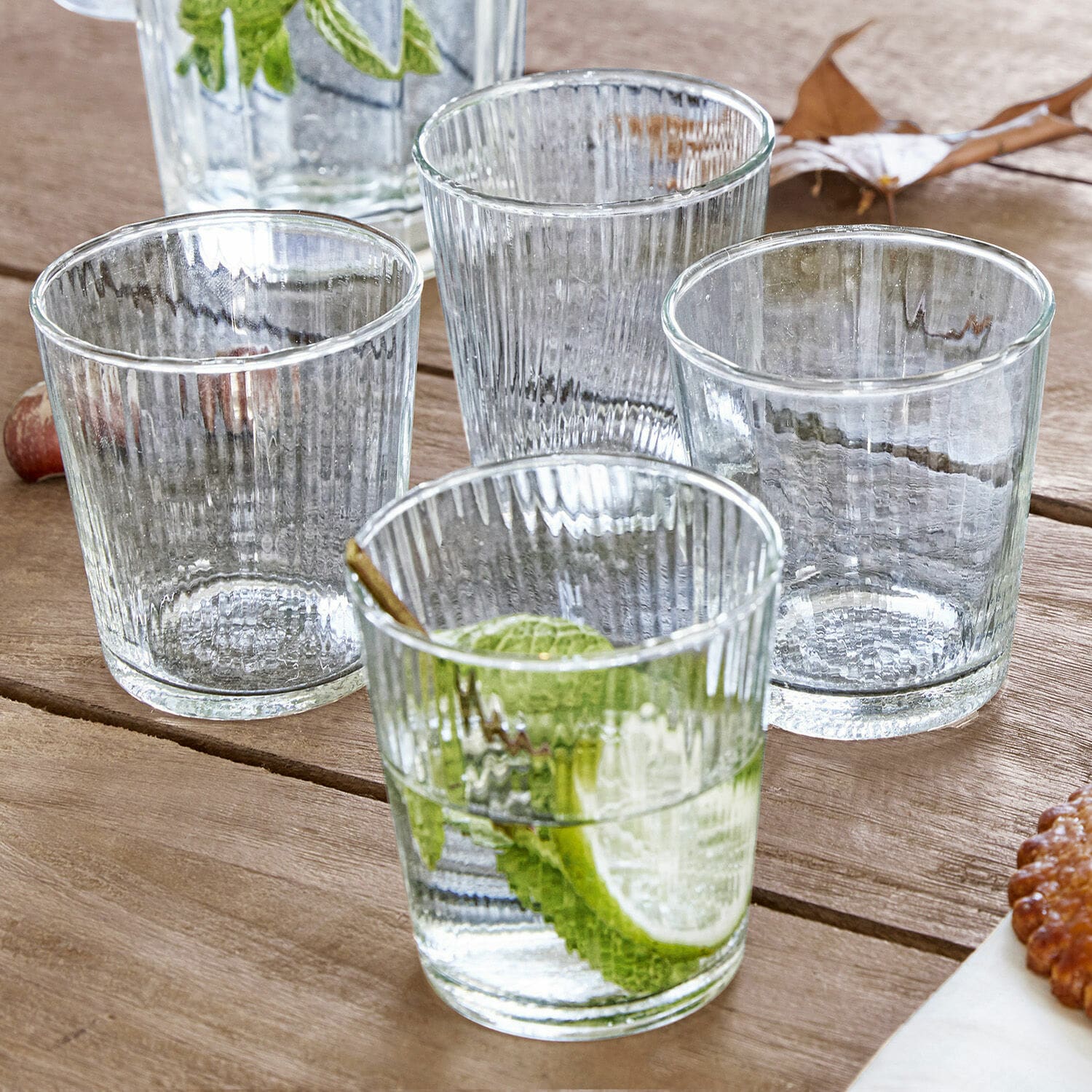 Glas set van 4 Louisiana
