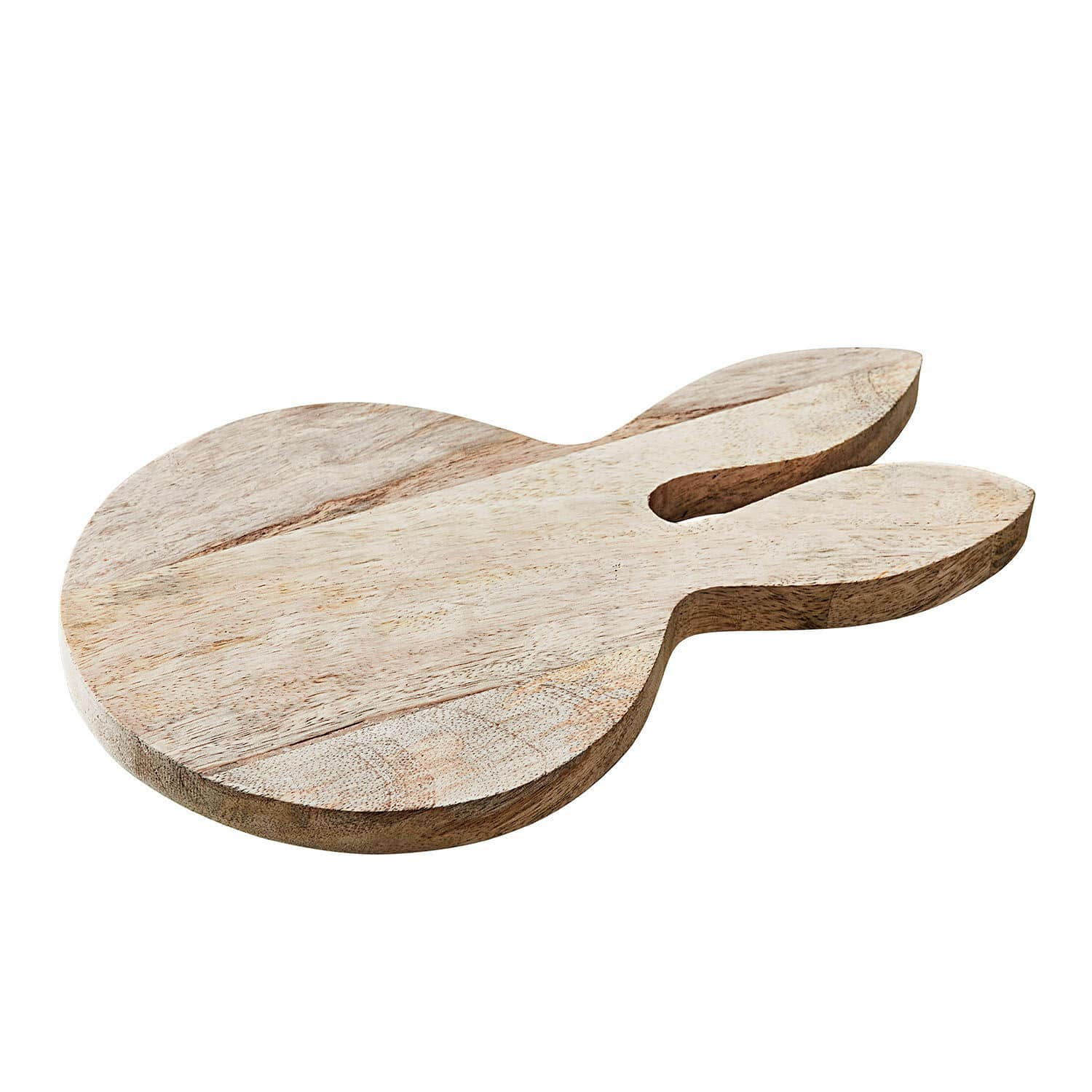 Snijplank Nante Snijplank van mangohout in konijnenvorm, natuurlijke kleur, keukenaccessoire