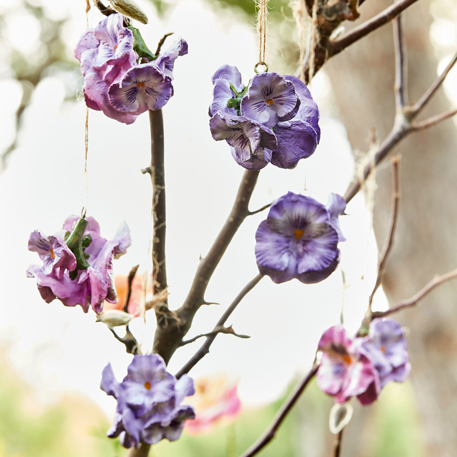 Decoratiebloem set van 6 Jacomo
