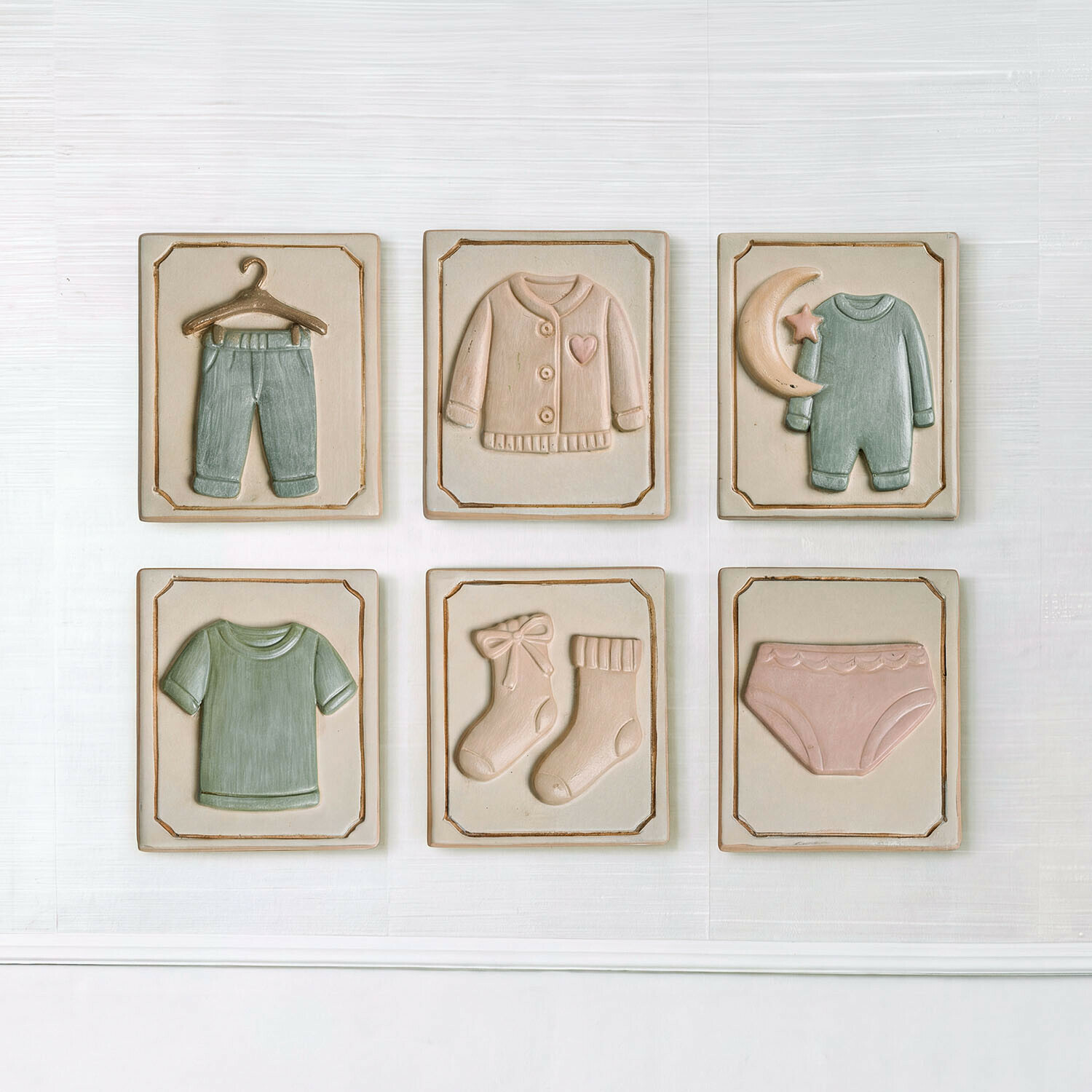 Kledingetiket set van 6 Nellini