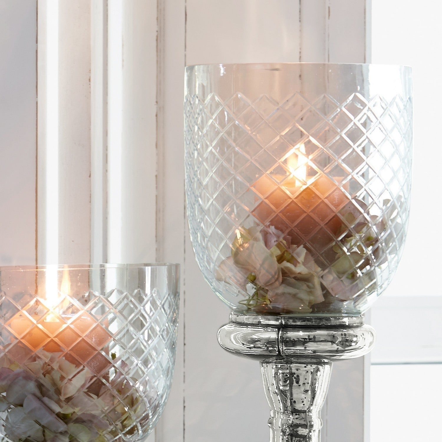 Kaarsenstandaard set van 2 Layci