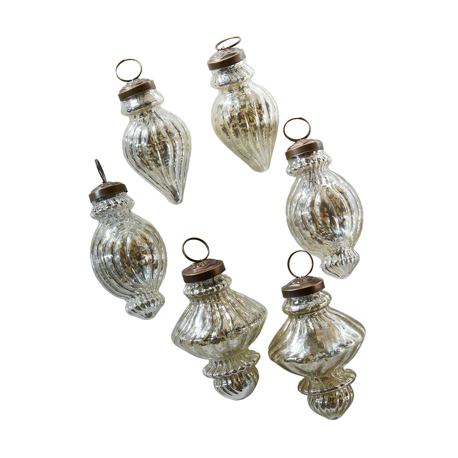Kerstbal set van 6 Everelles