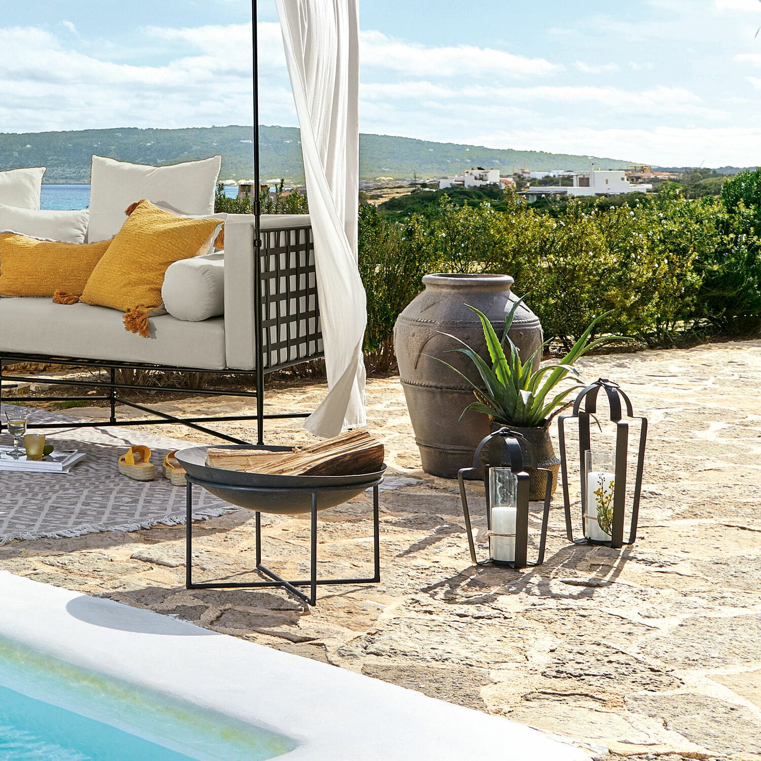 Lantaarn set van 2 Cime