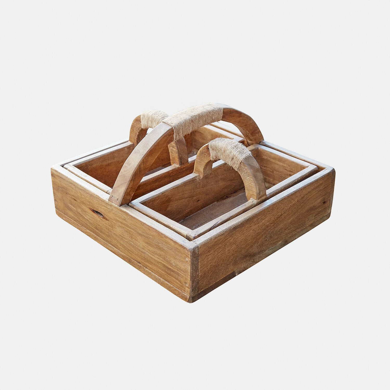 Houten kistje set van 3 Nettleby