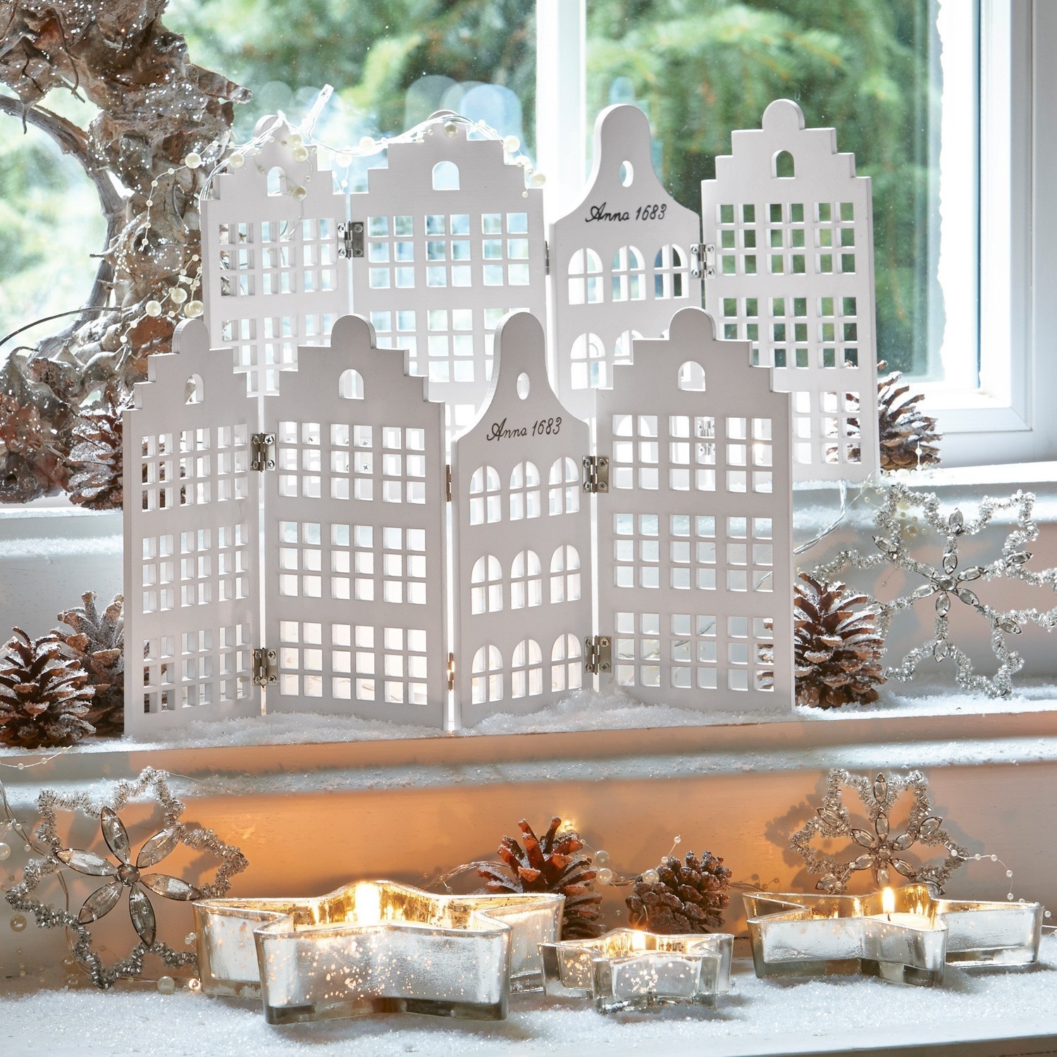 Decoratie element set van 2 Crisfield