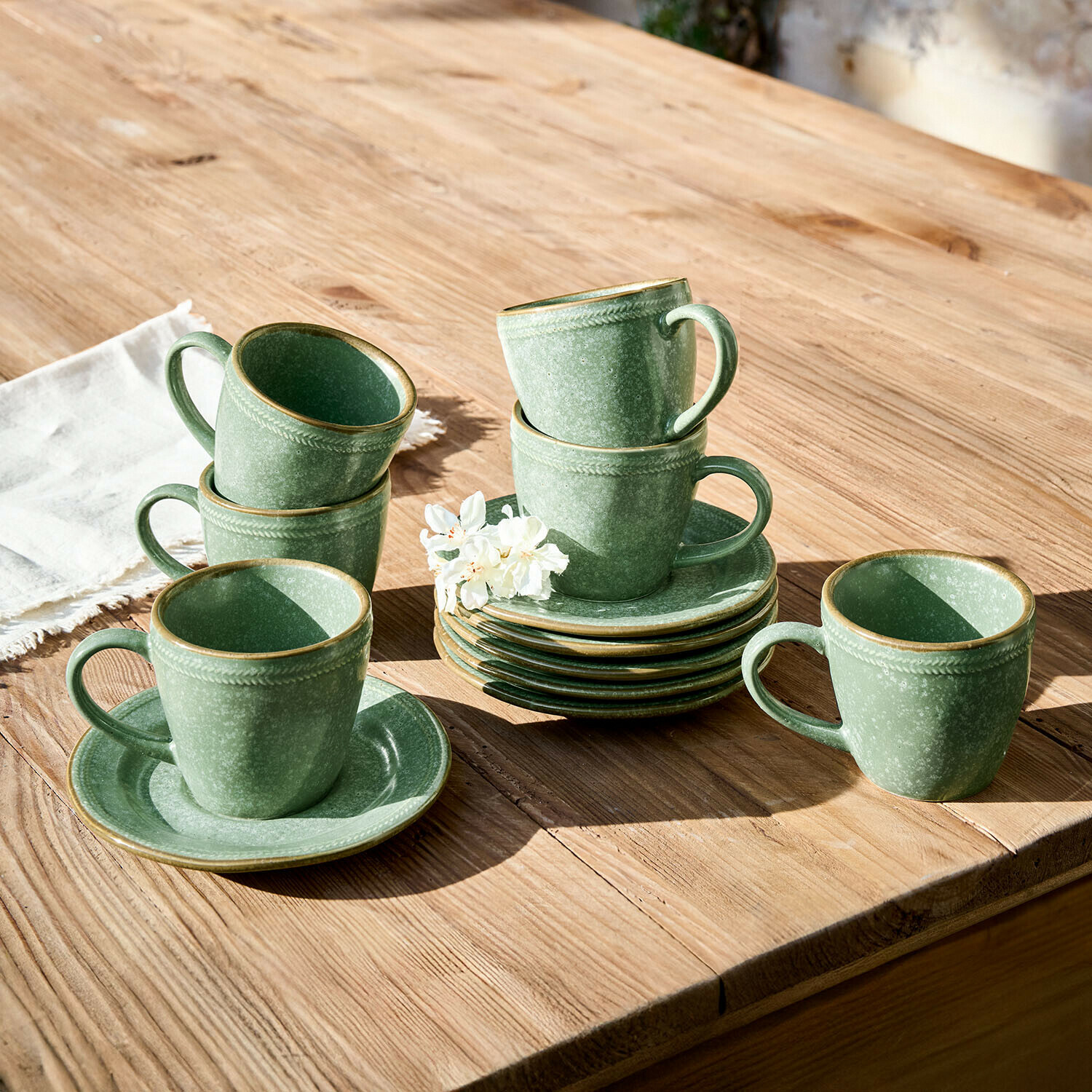 Kopje met schoteltje set van 6 Norrvik