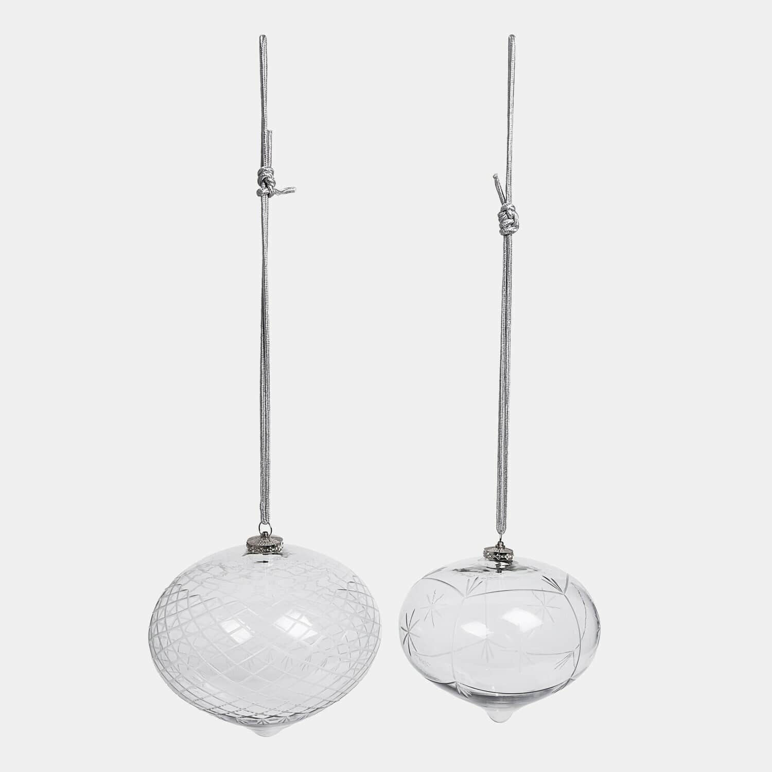 Kerstversiering set van 2 Péralise