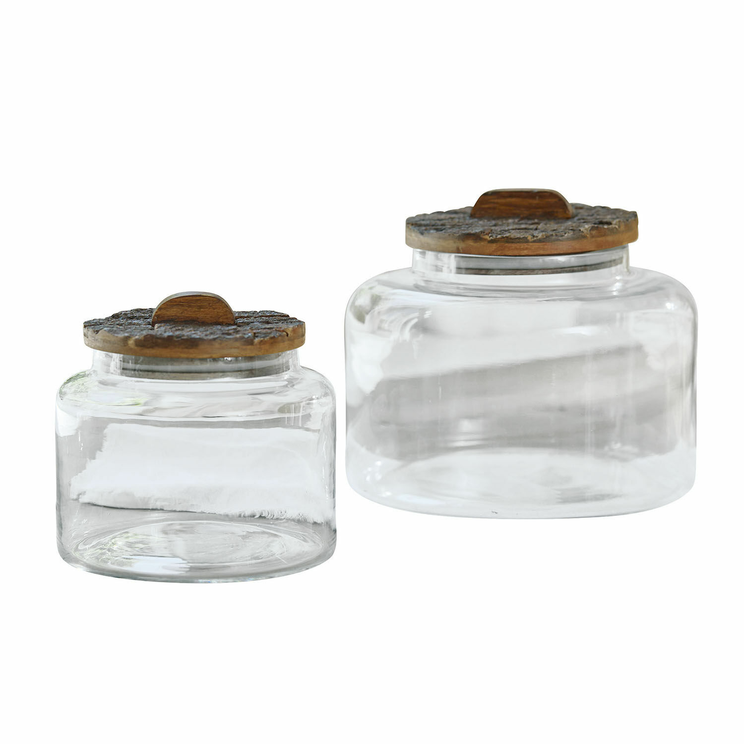Glazen pot set van 2 Danice