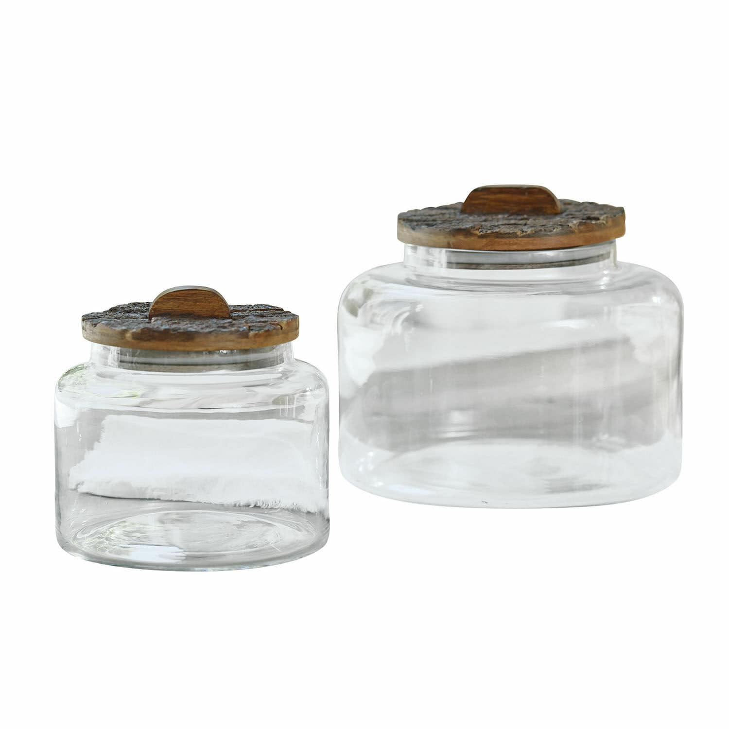 Glazen pot set van 2 Danice
