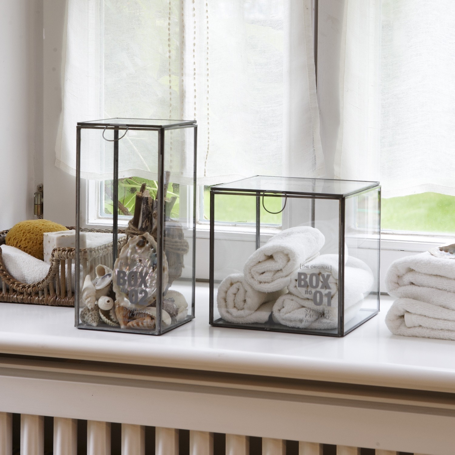 Glazen doos set van 2 Chamarel