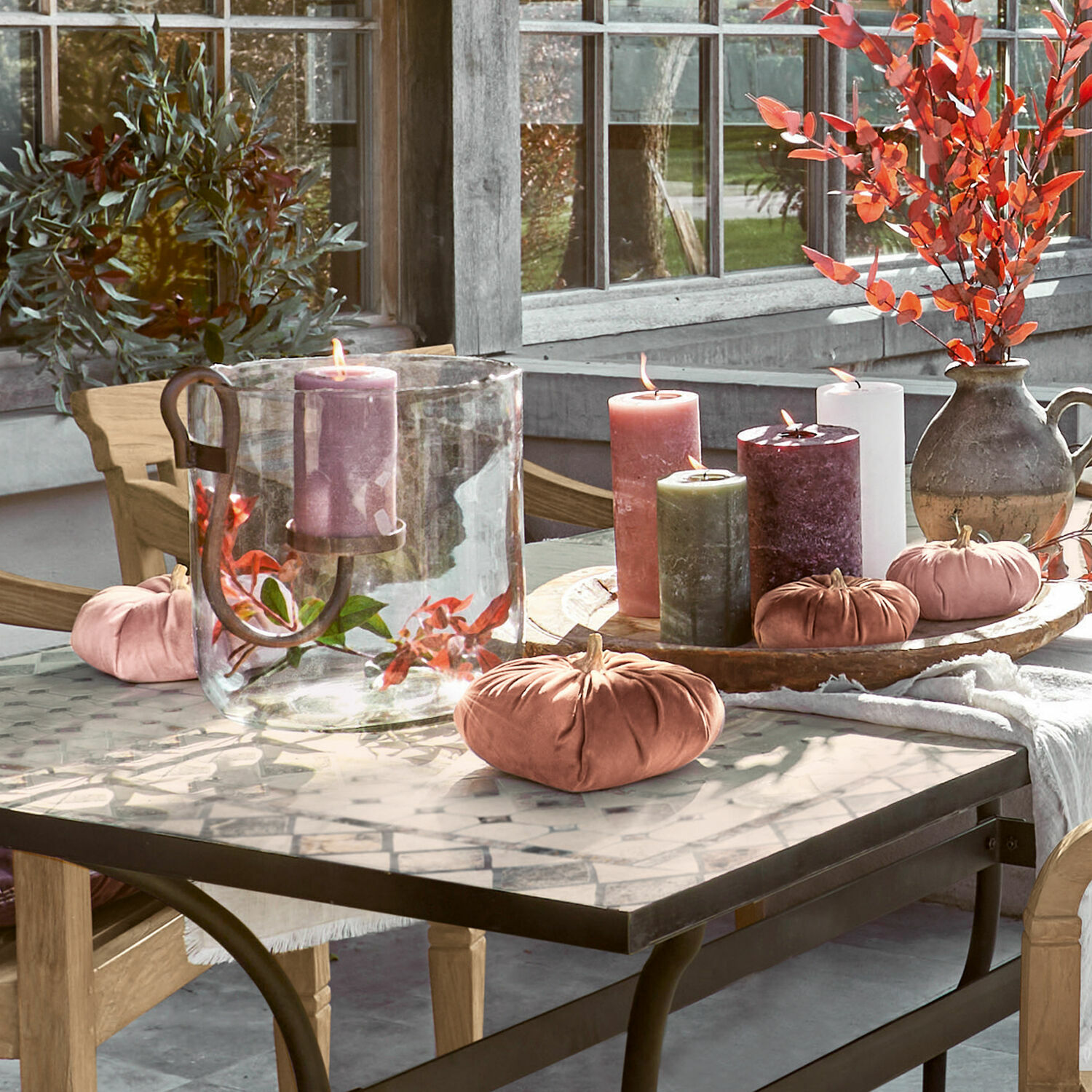 Kaars set van 5 Panagra