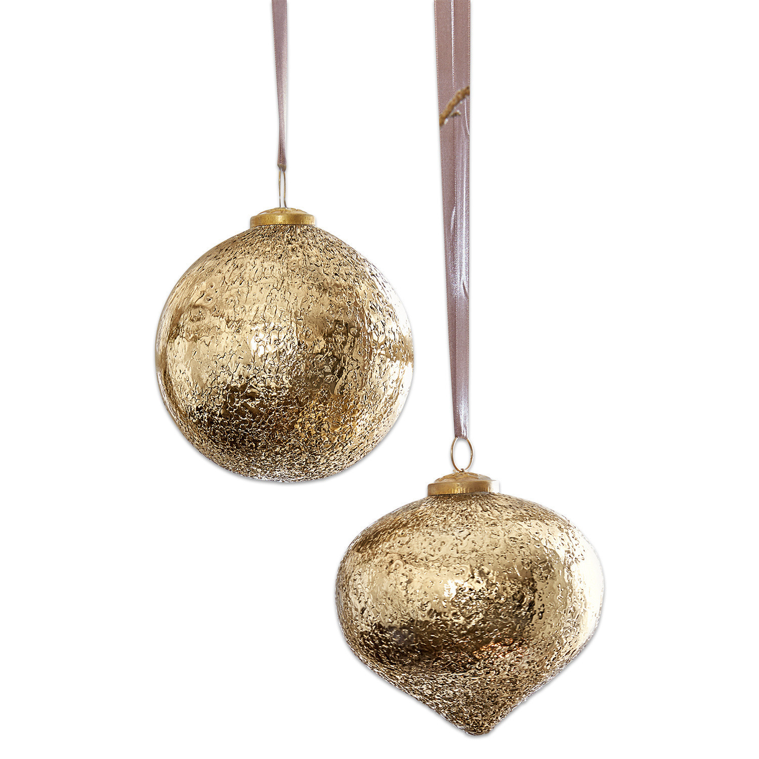 Kerstversiering set van 2 Goldie