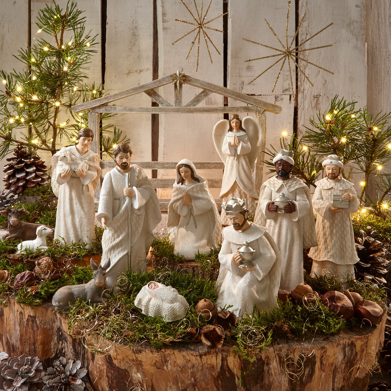 Kerststalfiguur set van 12 Santo