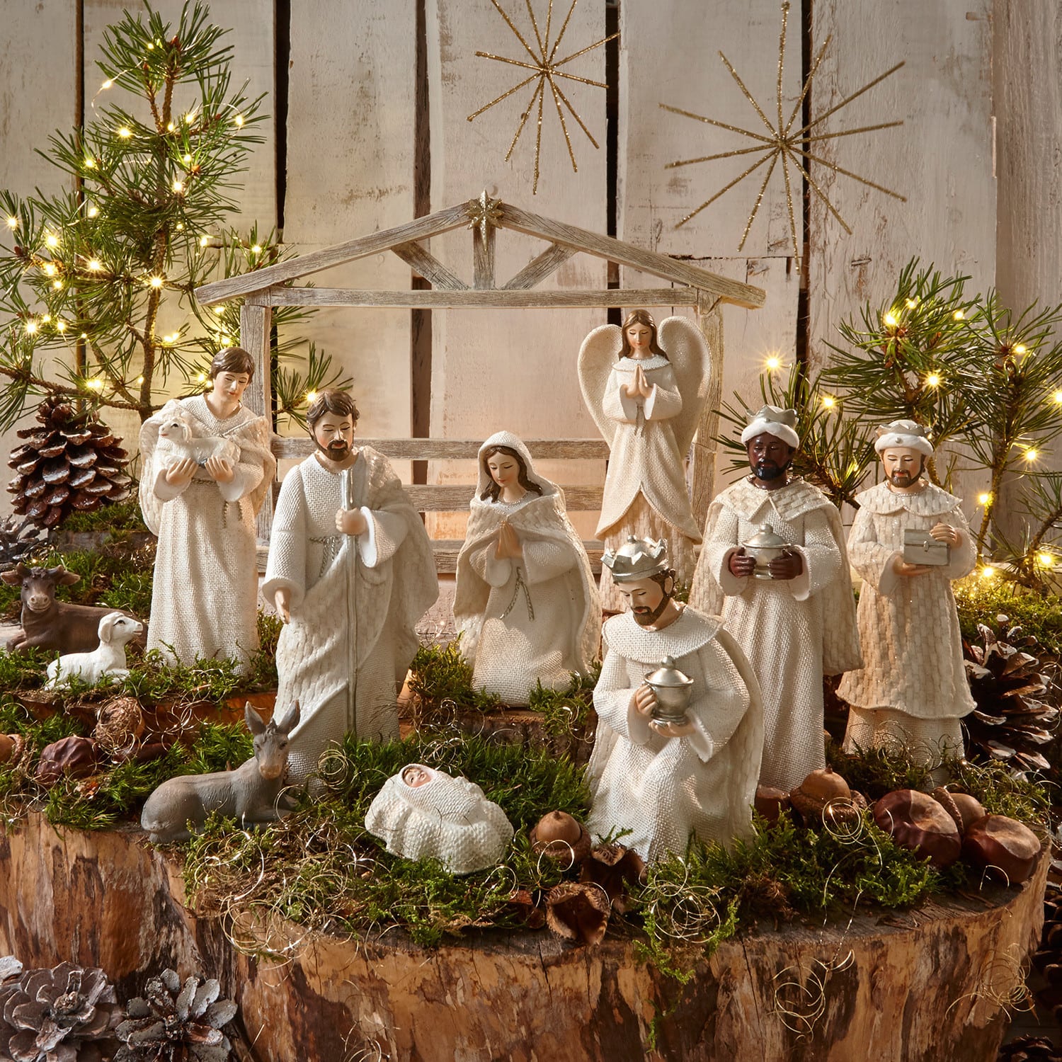 Kerststalfiguur set van 12 Santo