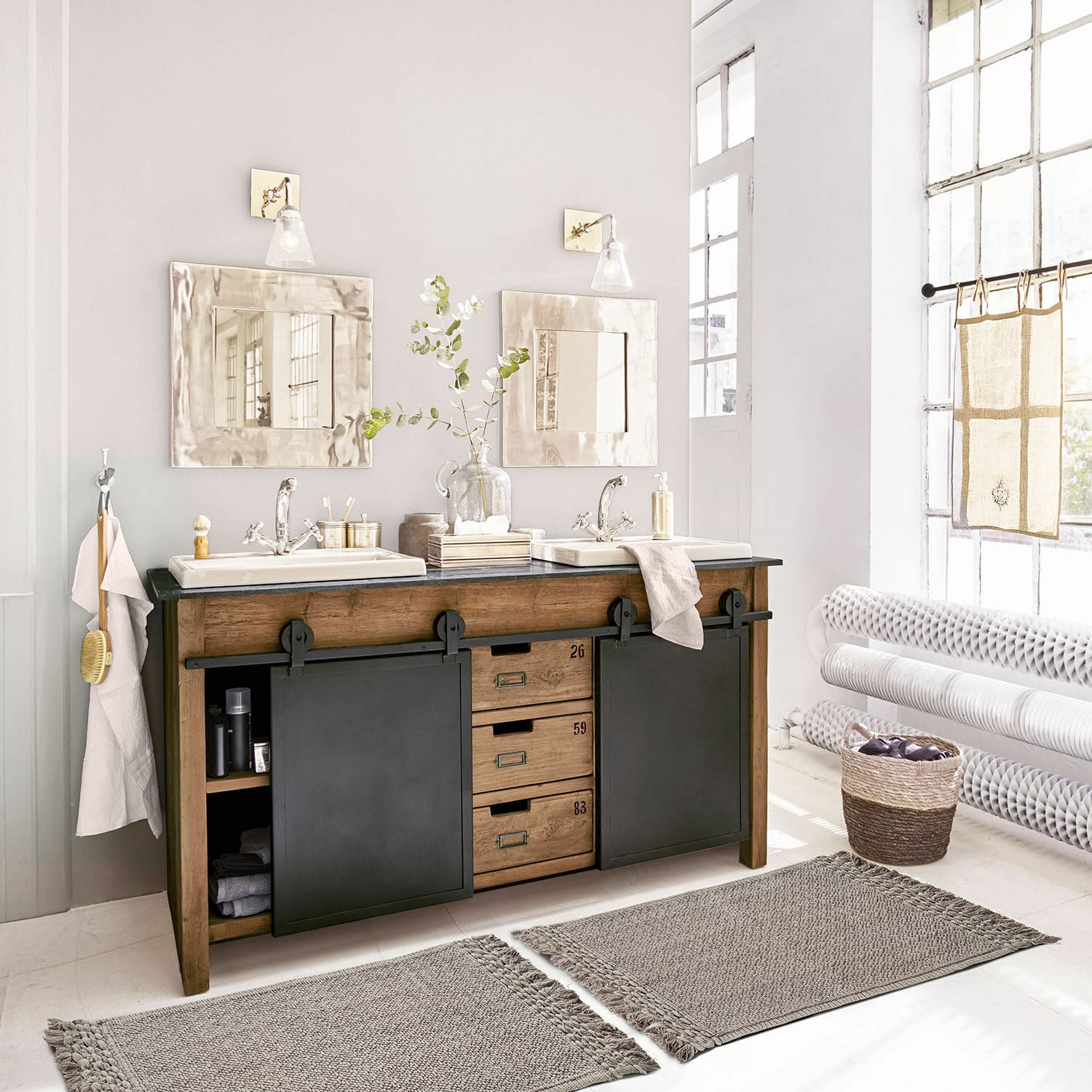 Badmat set van 2 Faelwyn