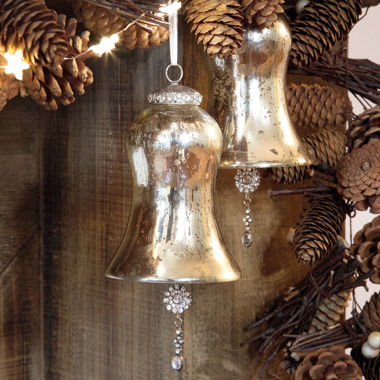 Kerstversiering set van 2 Manon