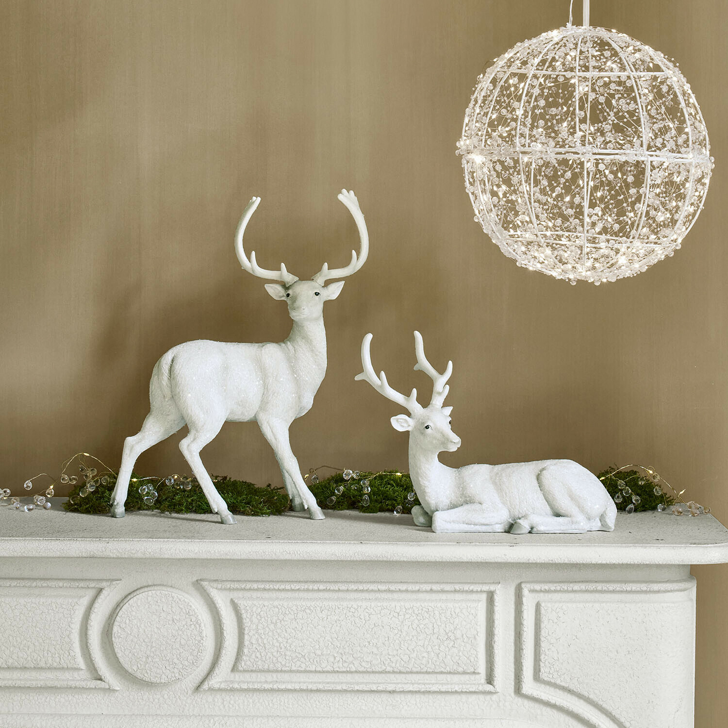 Decoratief hert set van 2 Kelonne