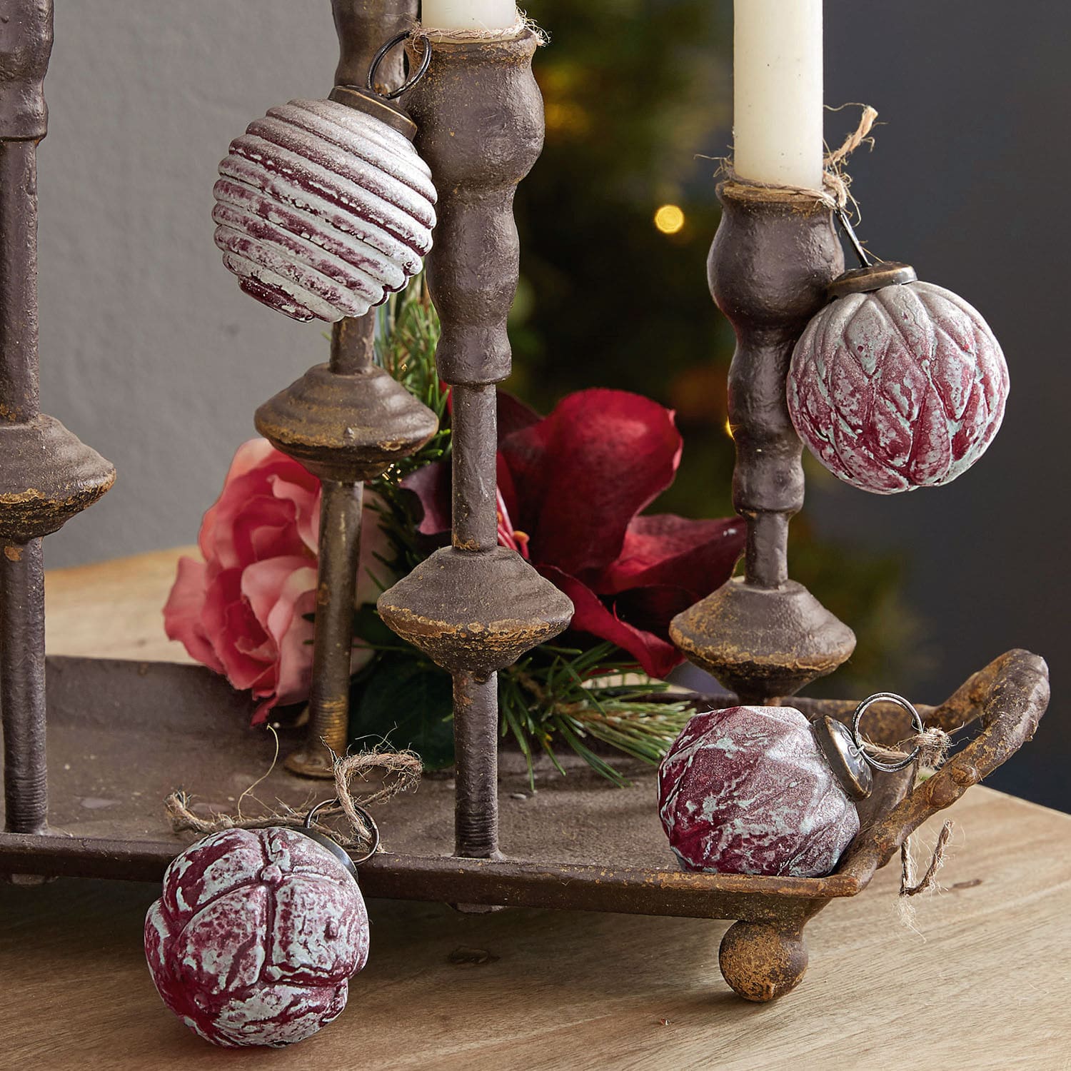 Kerstbal, set van 4 Orlane