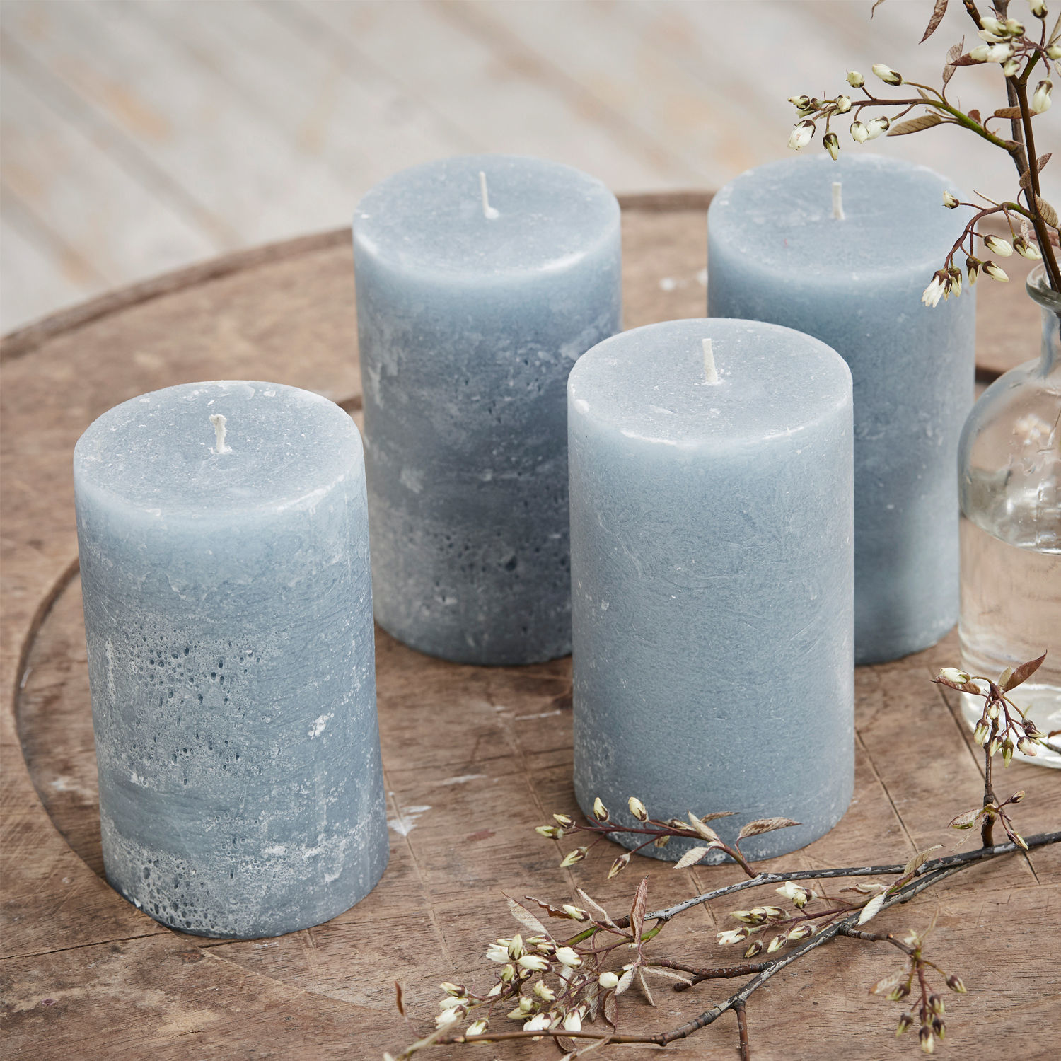 Kaars set van 4 Braga