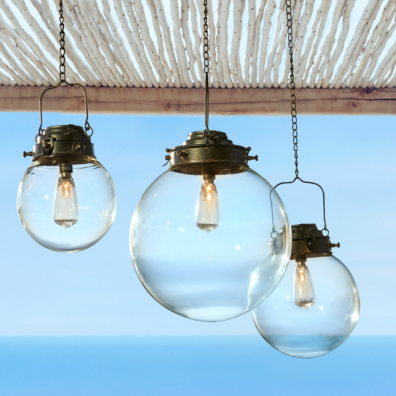 Lamp op zonne-energie set van 3 Celare