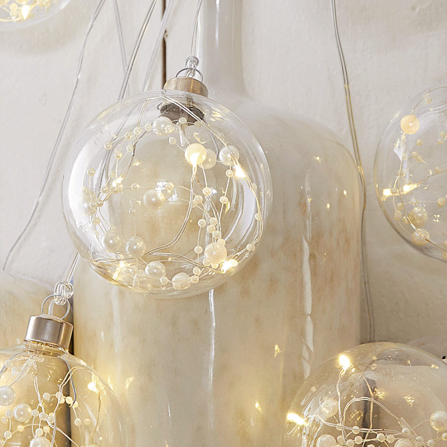 Kerstversiering, set van 6 Gisella