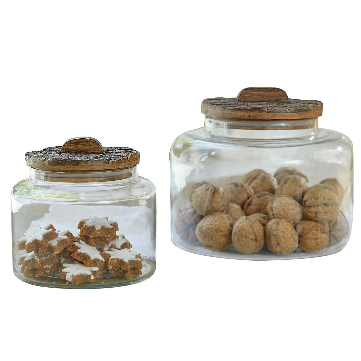 Glazen pot set van 2 Danice