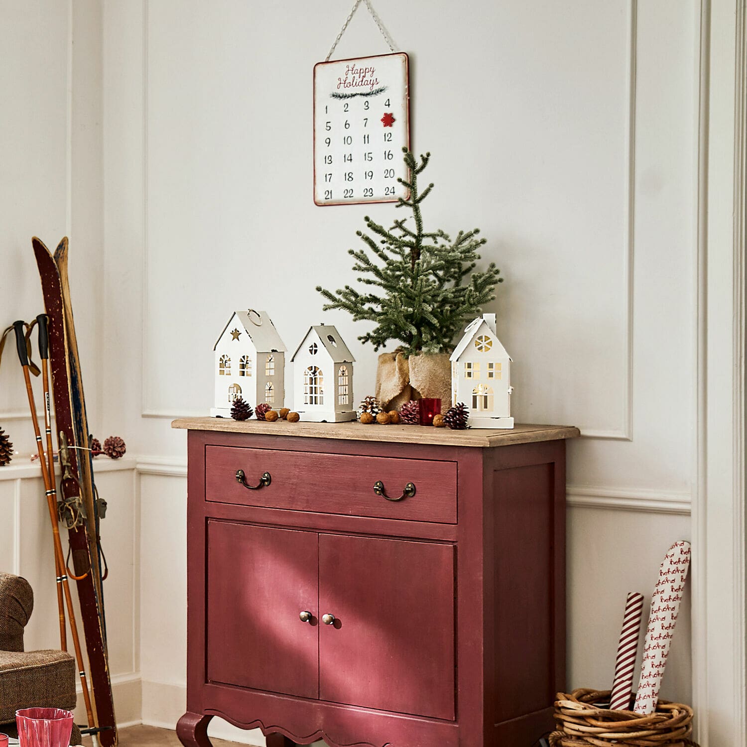 Ledlantaarn set van 3 Village